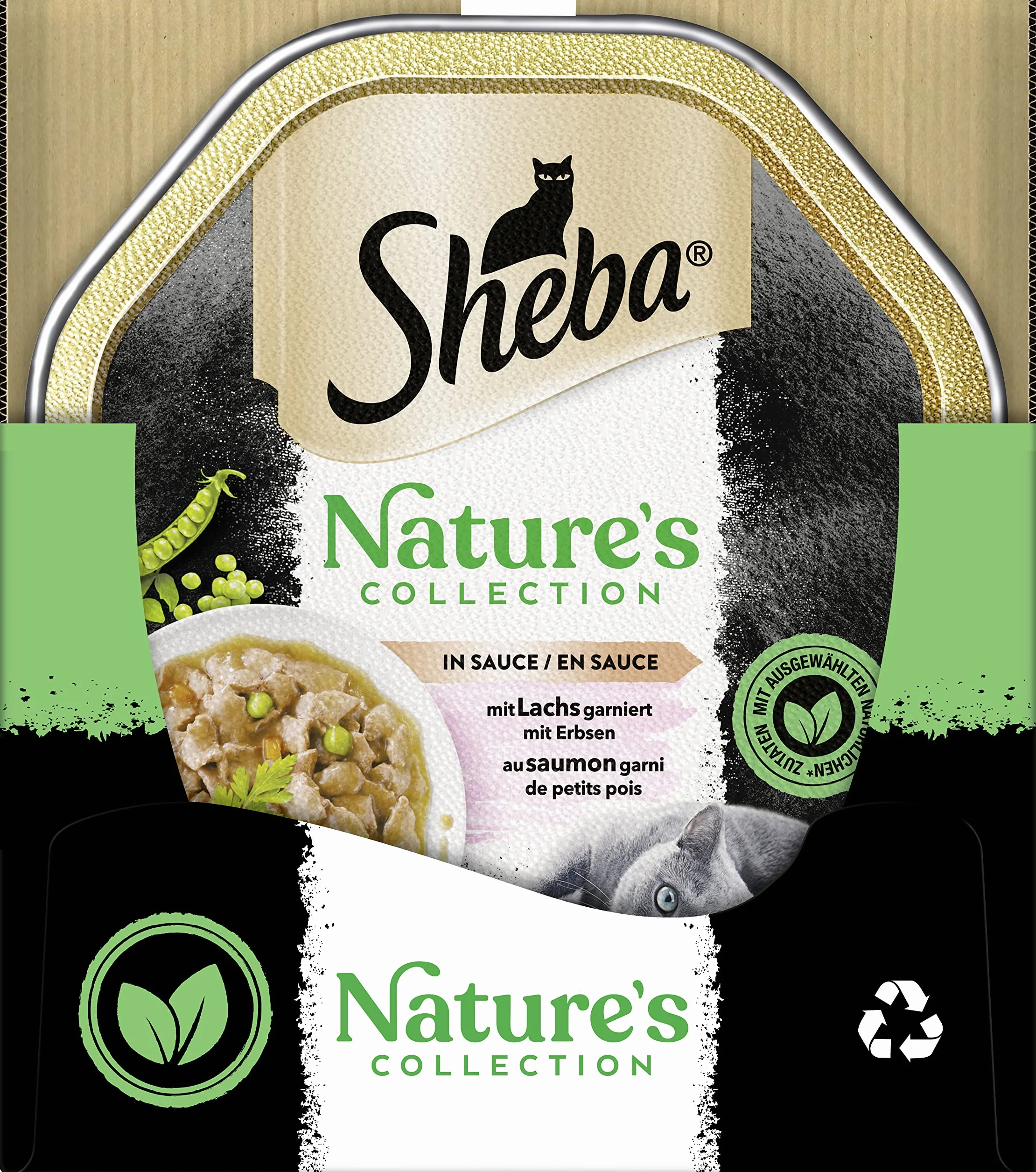 SHEBA Miska Nature´s Collection w sosie z łososiem 2 x 11 x 85 g
