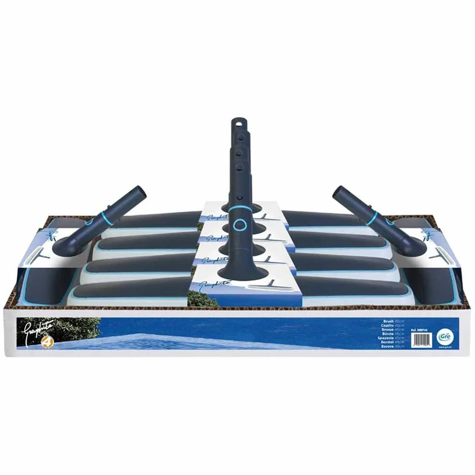 Gre WBP45 - Szczotka do czyszczenia dna i ścian basenu, 45 cm