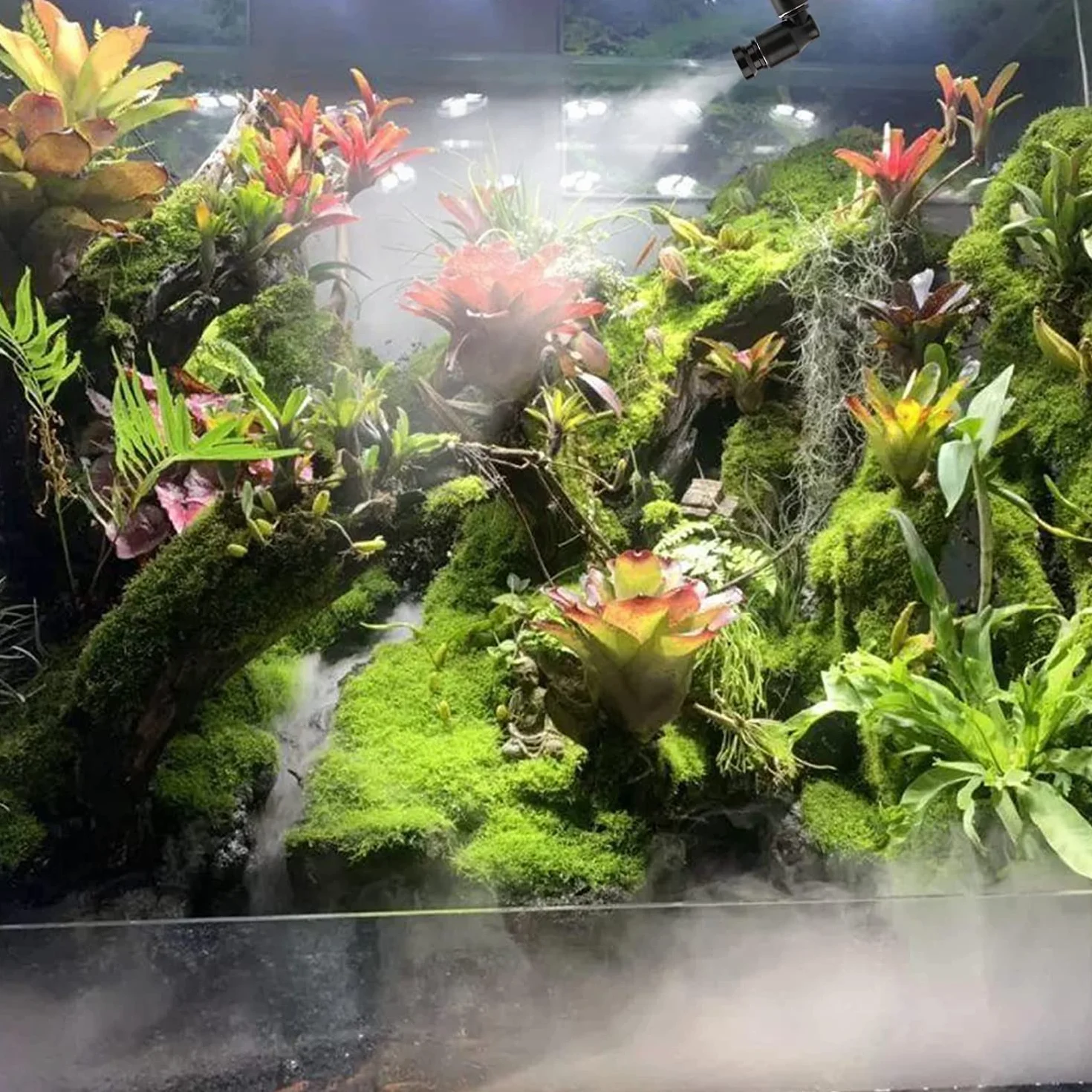 Dysza do terrarium 360° regulowana podwójna głowica mini zraszająca 1/4" Connect