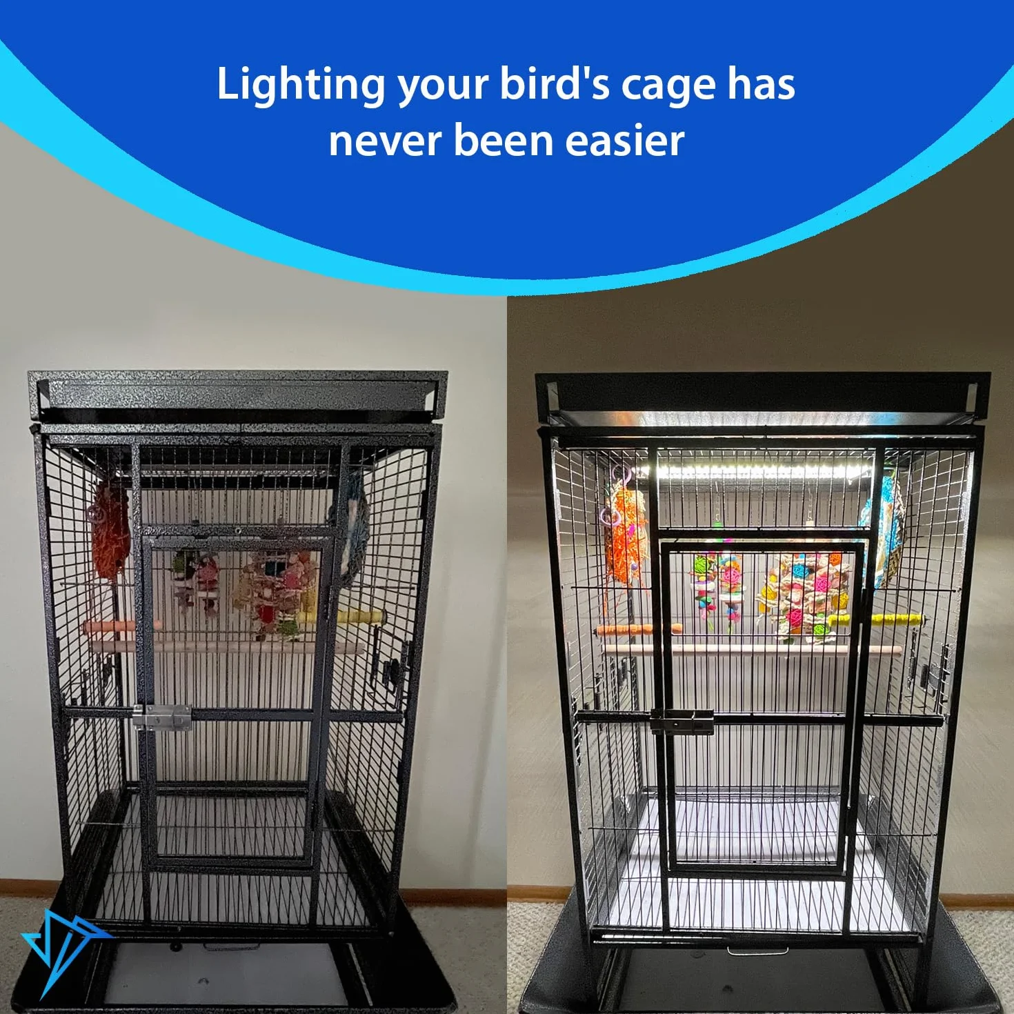 Lampa LED dla ptaków z pełnym spektrum 25 cm HappyBird Lighting