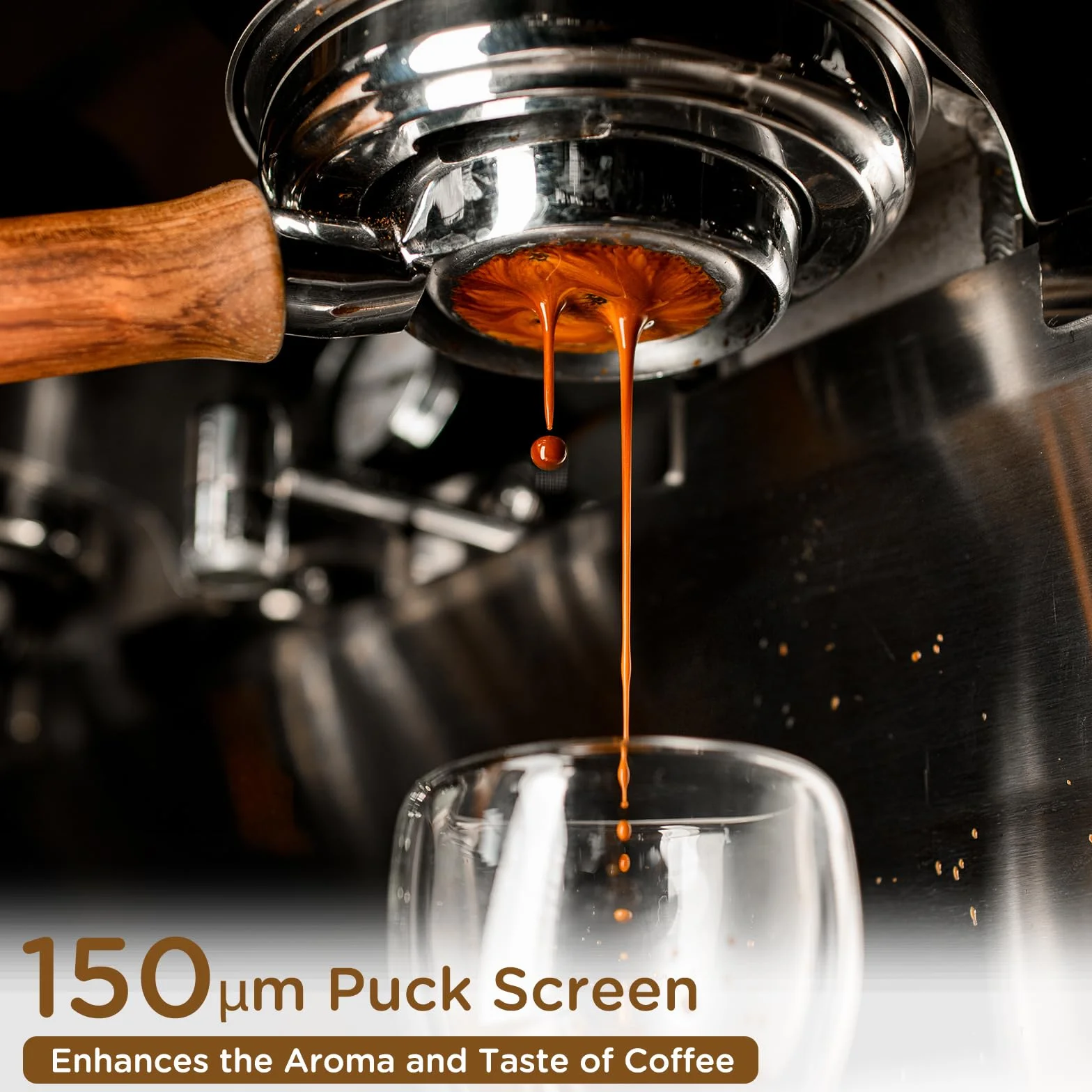 3 sztuki sitka Puck 58,5mm, grubość 1,7mm, sitko espresso do kolb 58mm, 150μm filtr do kawy ze stali nierdzewnej 316 z szczypcami, filtr do kawy wielokrotnego użytku
