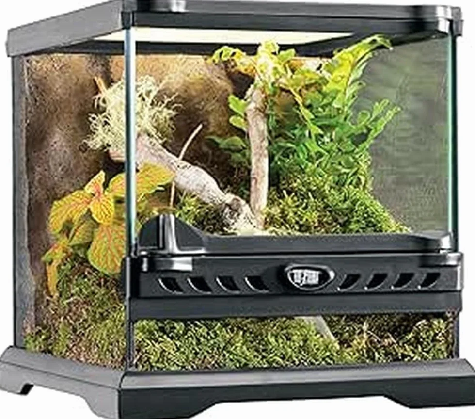 Exo Terra Nano Terrarium 20 x 20 x 20 cm Czarny Przezroczysty