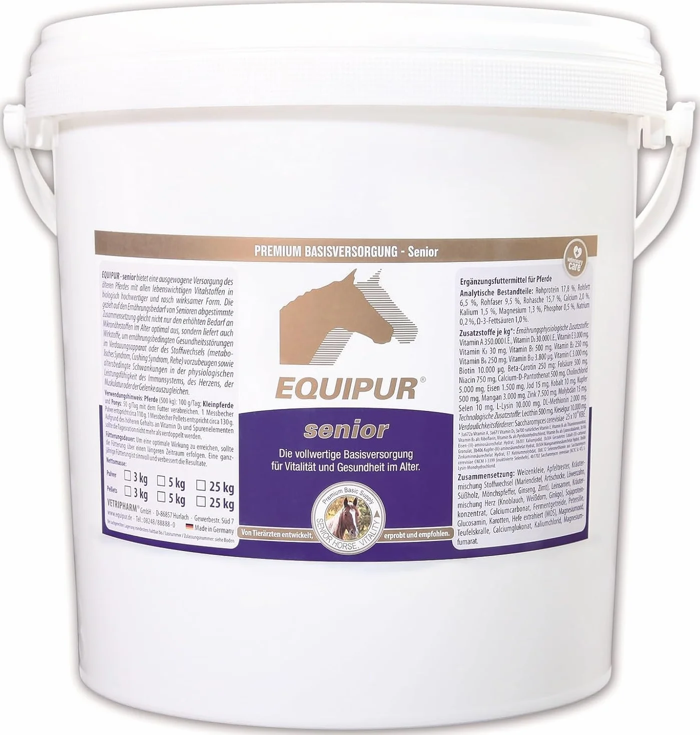 Vetripharm Equipur Senior Pellets 5 kg