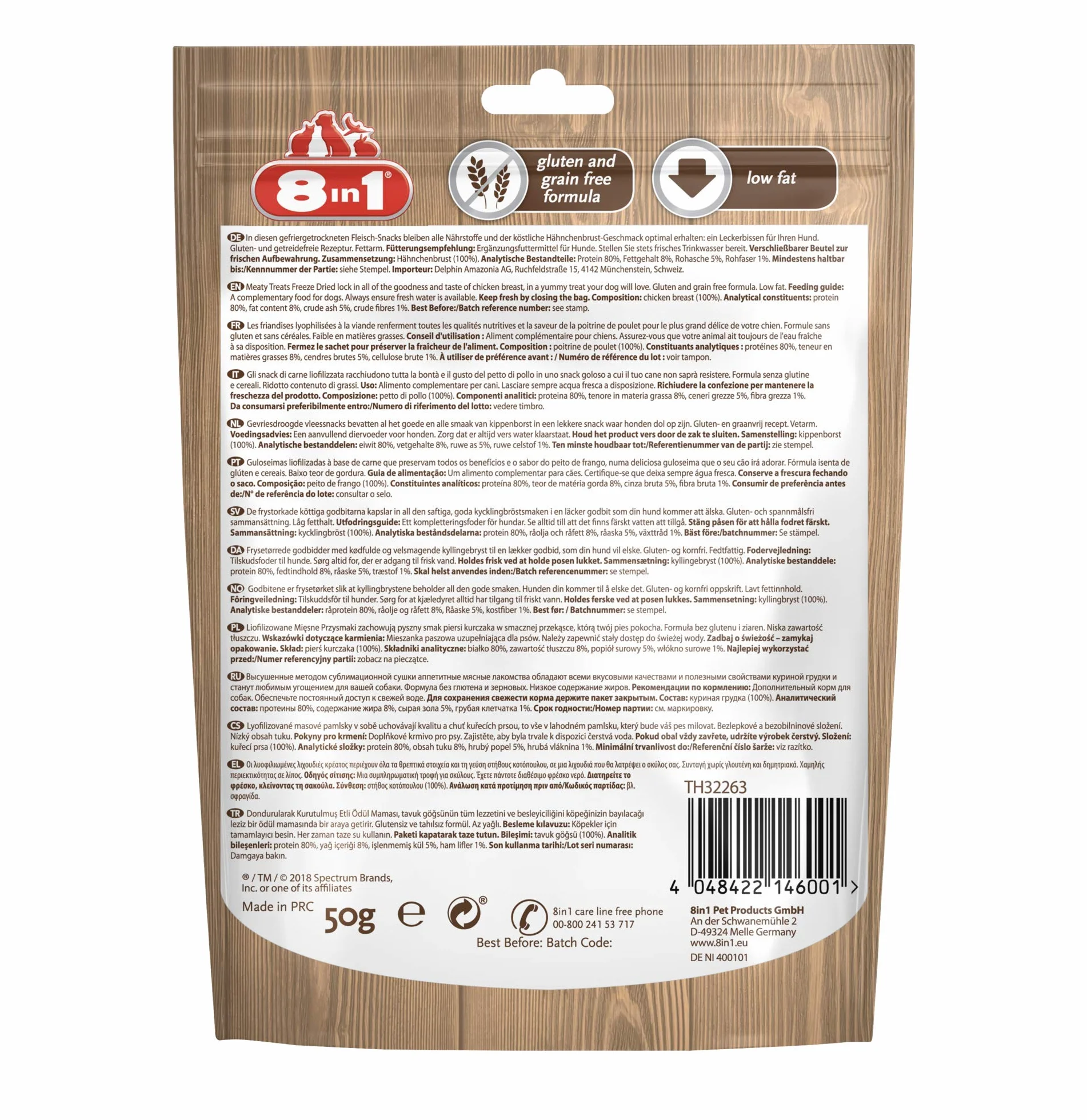 8In1 Meaty Treats Smakołyki dla Psów 50 g