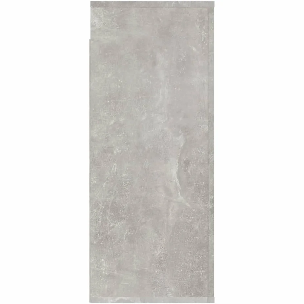 Mobilna szafka ścienna na przybory kuchenne, 80 x 33 x 80 cm, szare wykończenie cementowe, wszechstronne przechowywanie do sypialni, salonów, łazienek, kuchni i gabinetów, trwała konstrukcja ze