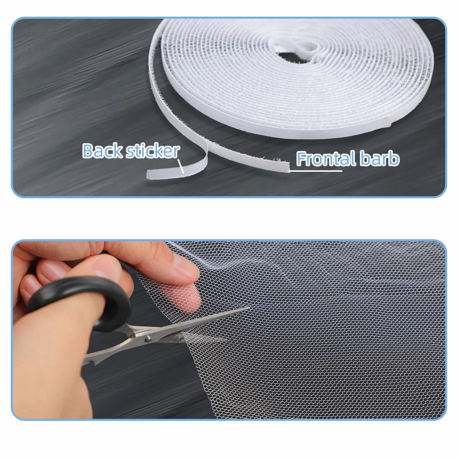 Siatka przeciw owadom do okien, łatwy montaż - Ochrona przed owadami do okien w salonach, na balkonach i tarasach (1.5 * 2m, Biały)