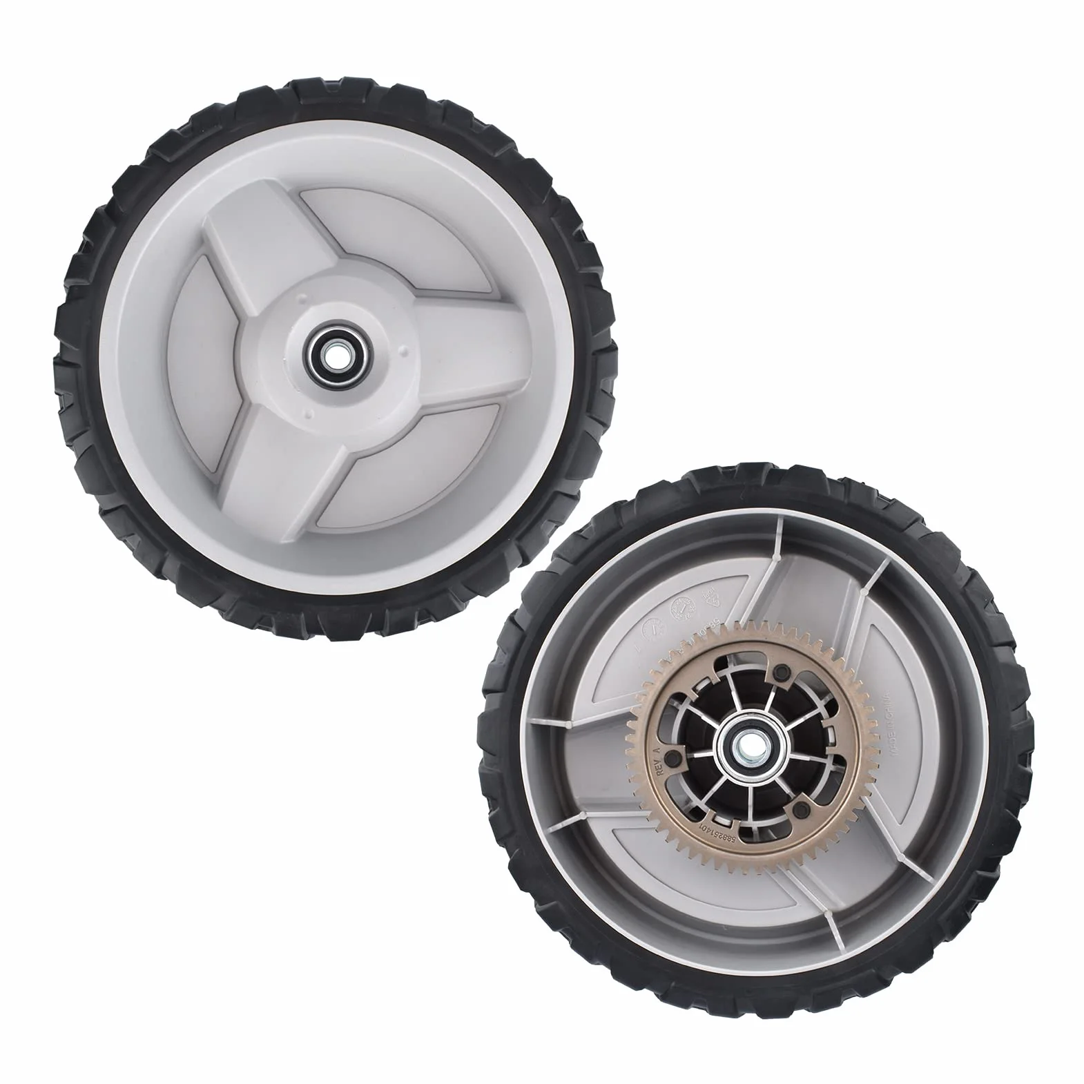 Tylne koło do Husqvarna 501067001, 11”, pasuje do kosiarki HU725AWDH HU725AWDHQ HU800AWDH, 2 szt.