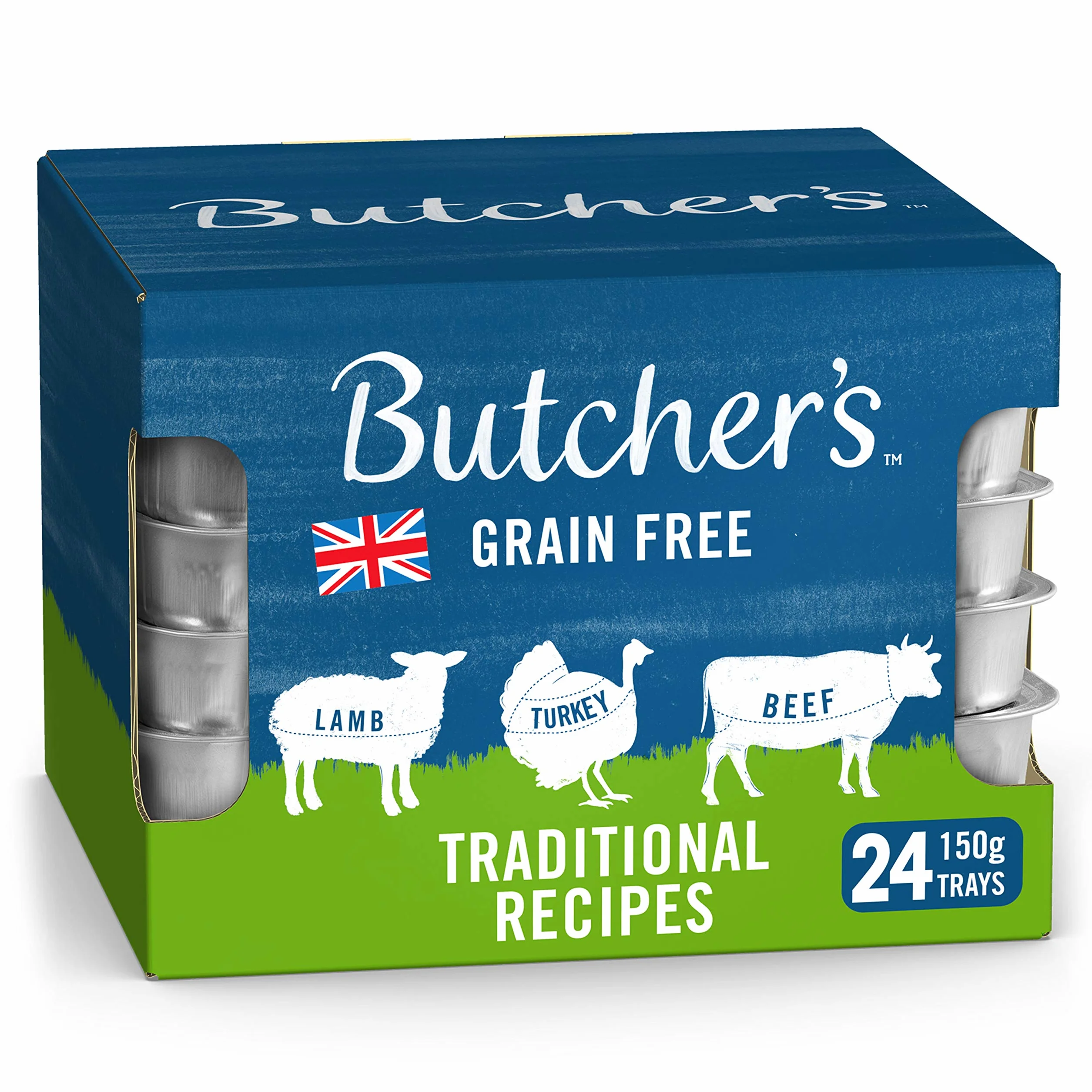 Butcher's Tradycyjne przepisy Tace na karmę dla psów 24x150g