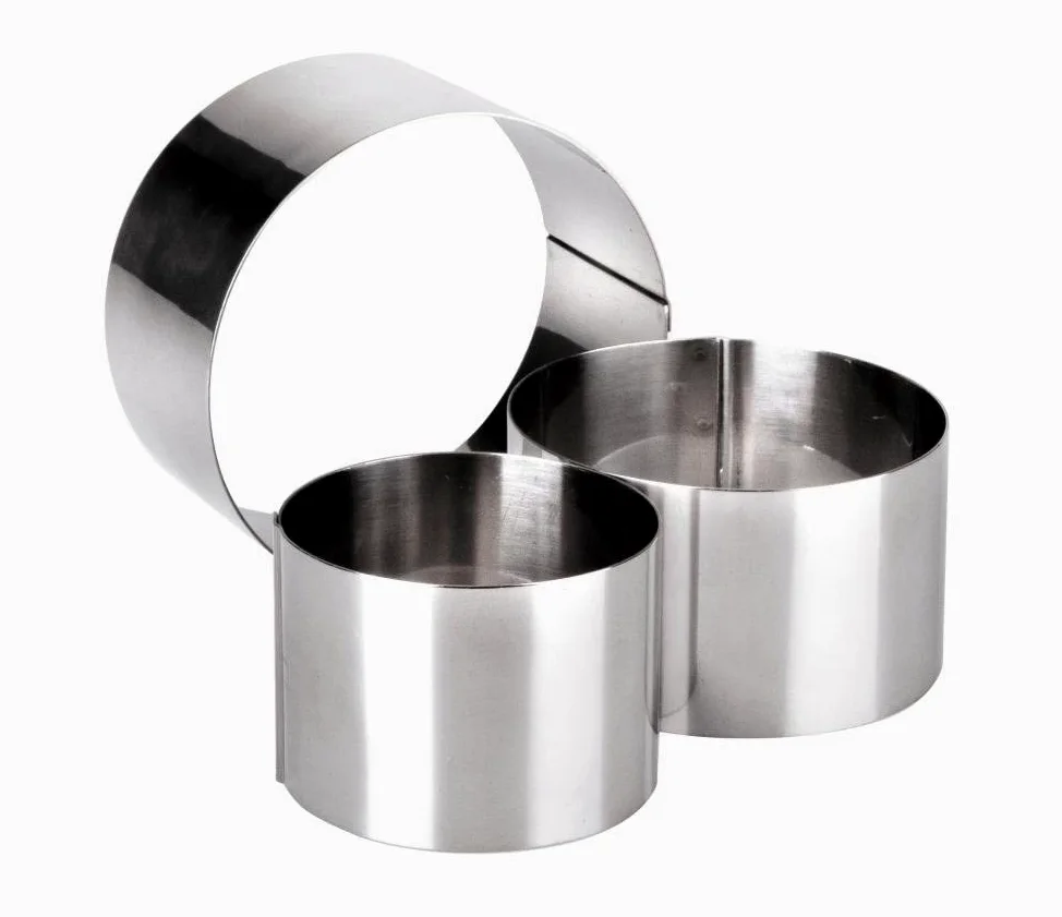 Ibili Clasica pierścień deserowy, pierścień do ciasta, okrągły, średnica 12 cm, wysokość 6 cm, 1 sztuka