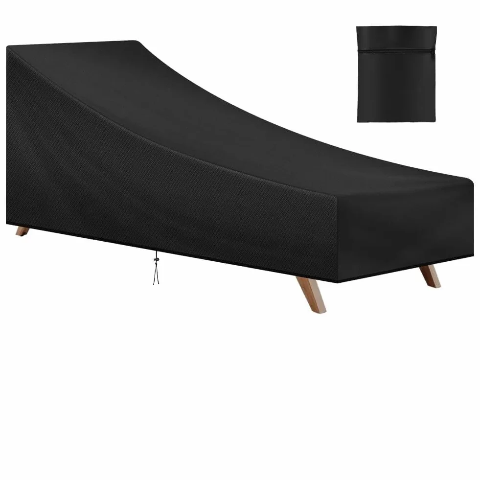 AOOWU Pokrowce na kąpiele przeciwsłoneczne, 200 x 70 x 40/75 cm pokrowce ochronne na leżaki Oxford 210D, wodoodporny pokrowiec ochronny na leżak, wiatroszczelny, odporny na rozdarcie, pokrowiec na