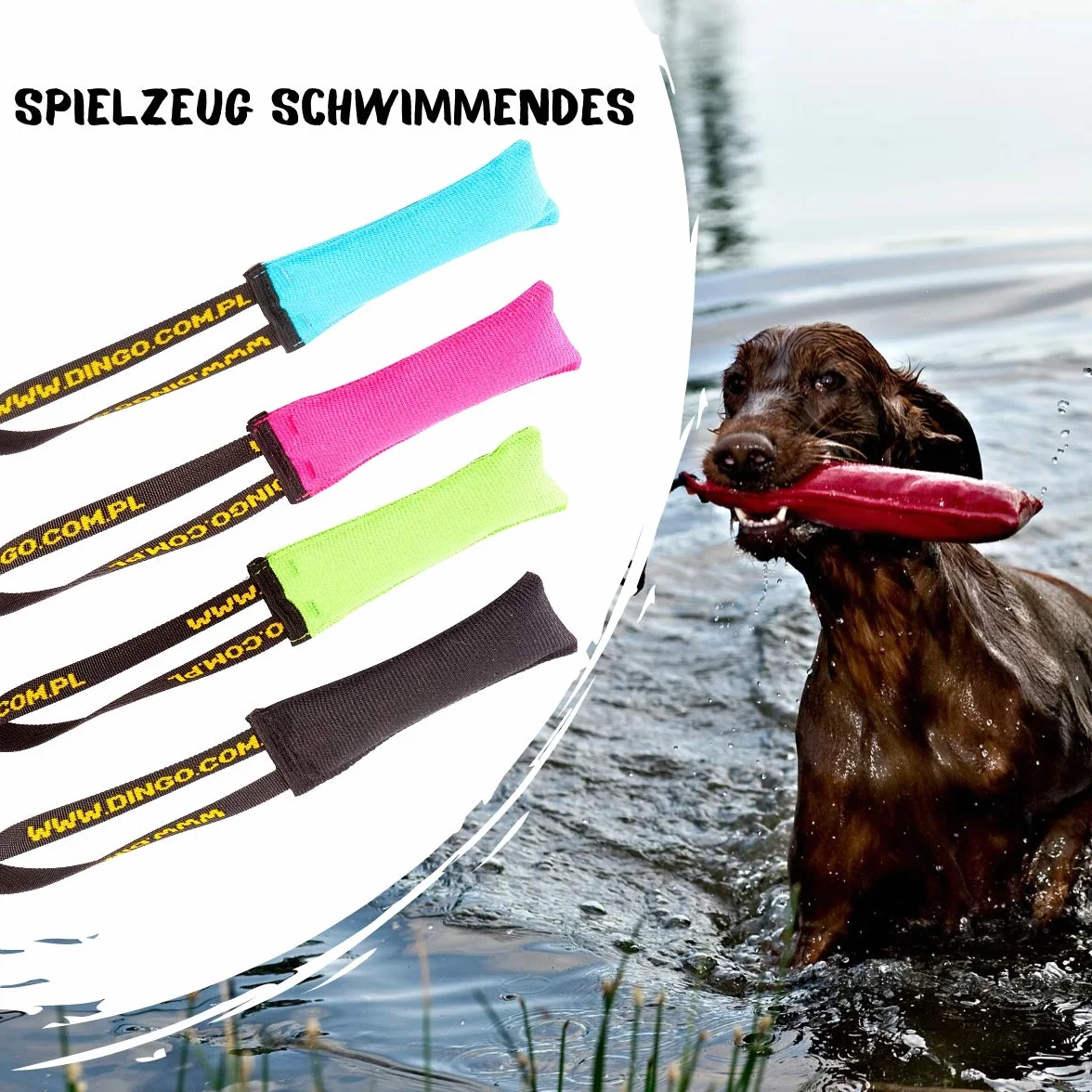 Dingo Gryzak dla psa Agility ręcznie robiona zabawka 15 x 6 cm różowy