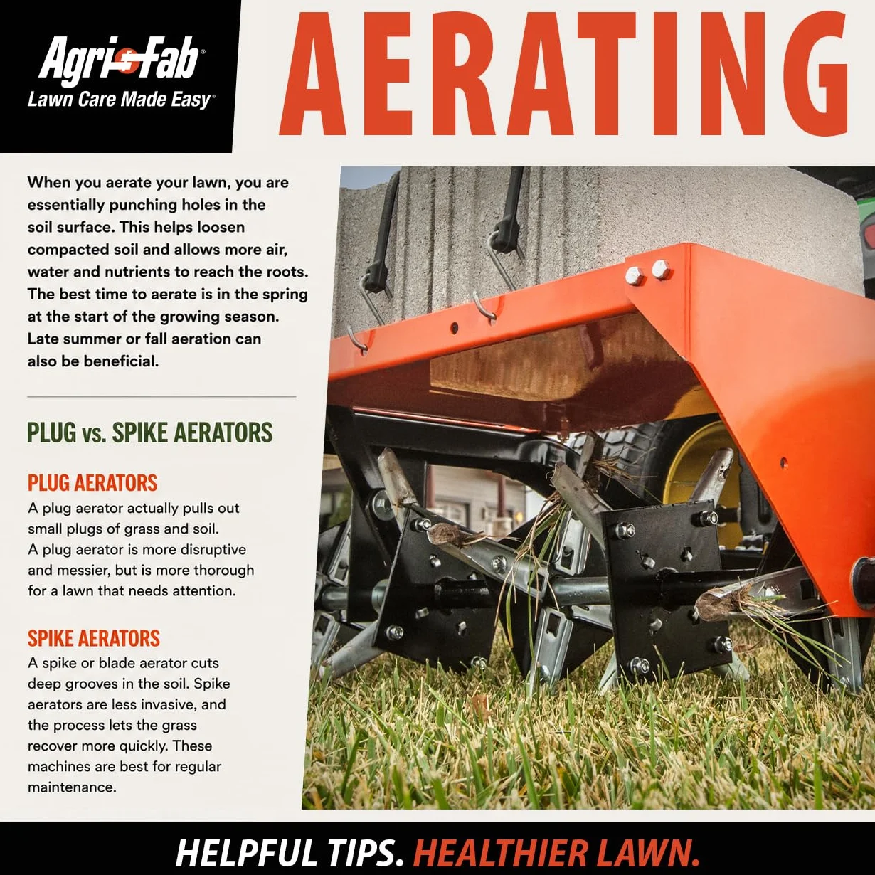 Agri-Fab AG45-0474 Aerator rdzeniowy SmartLink o szerokości roboczej 107 cm - czarny