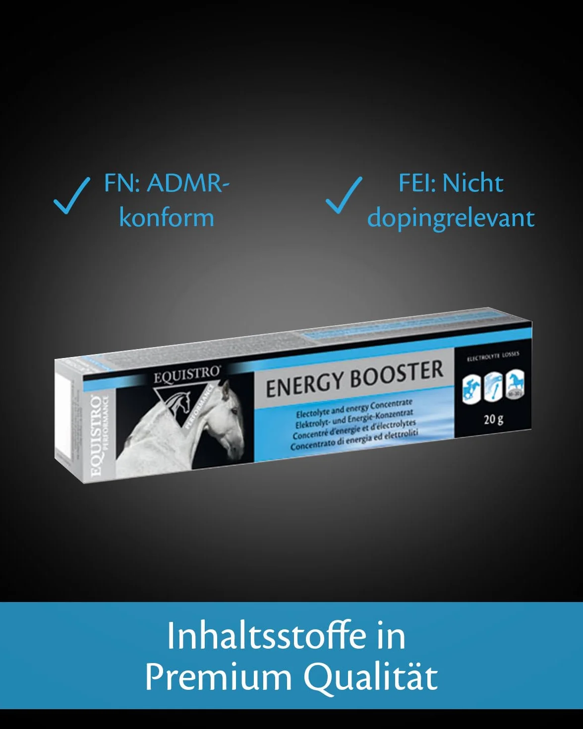 Vetoquinol Equistro Energy Booster 2 x 20 g karma uzupełniająca dla koni