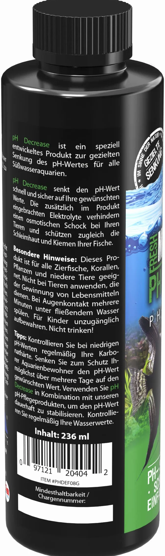 MICROBE-LIFT pH Decrease – łatwe i bezpieczne obniżenie pH w akwarium słodkowodnym, 236 ml