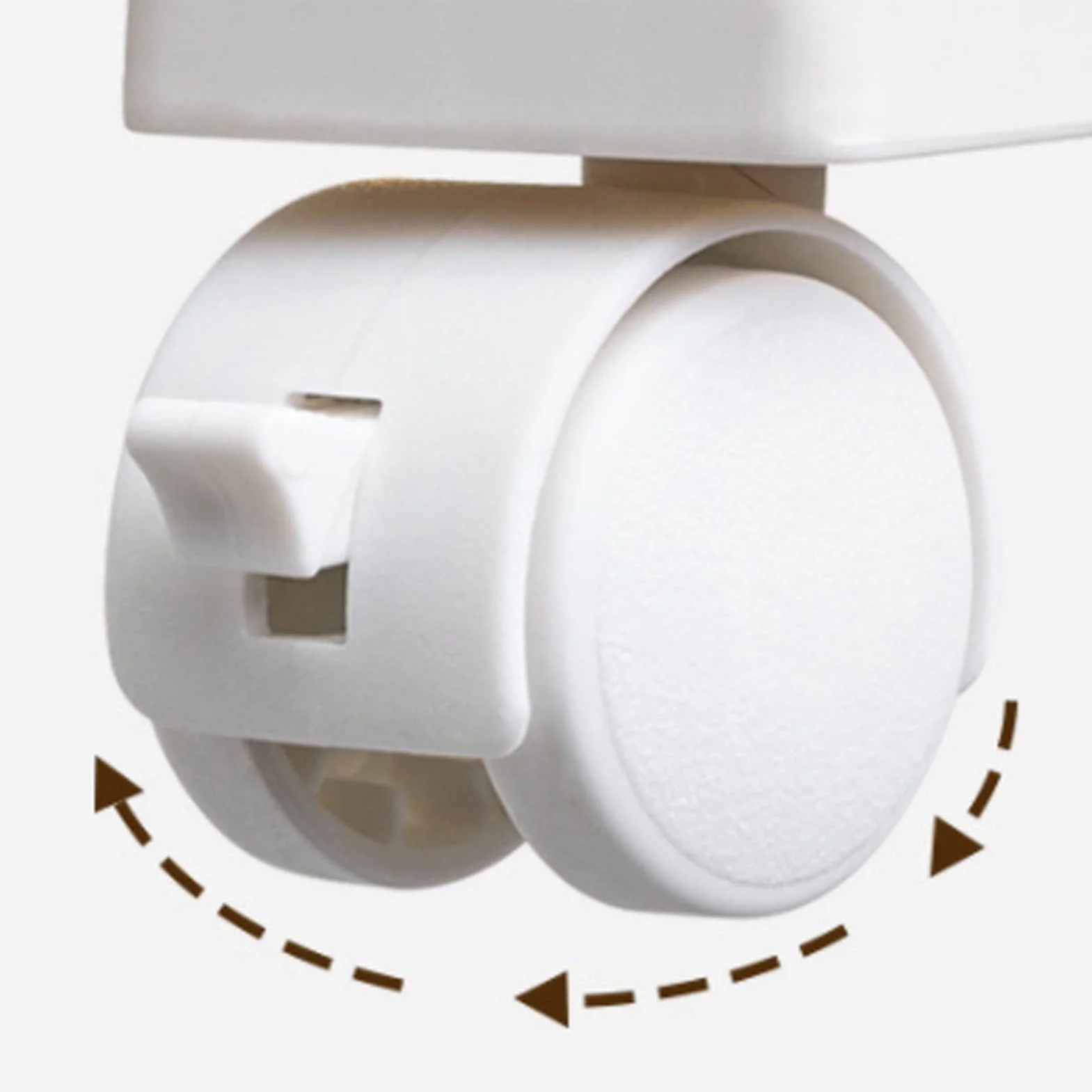 CHICIRIS Pleasant Memory Shelf Białe 3 Warstwy Mobilnej Półki na Książki Mobilne do Przestrzeni, Kompaktowy materiał z Tworzywa Sztucznego, Odpowiedni do Salonu w Biurze Studiów w Domu