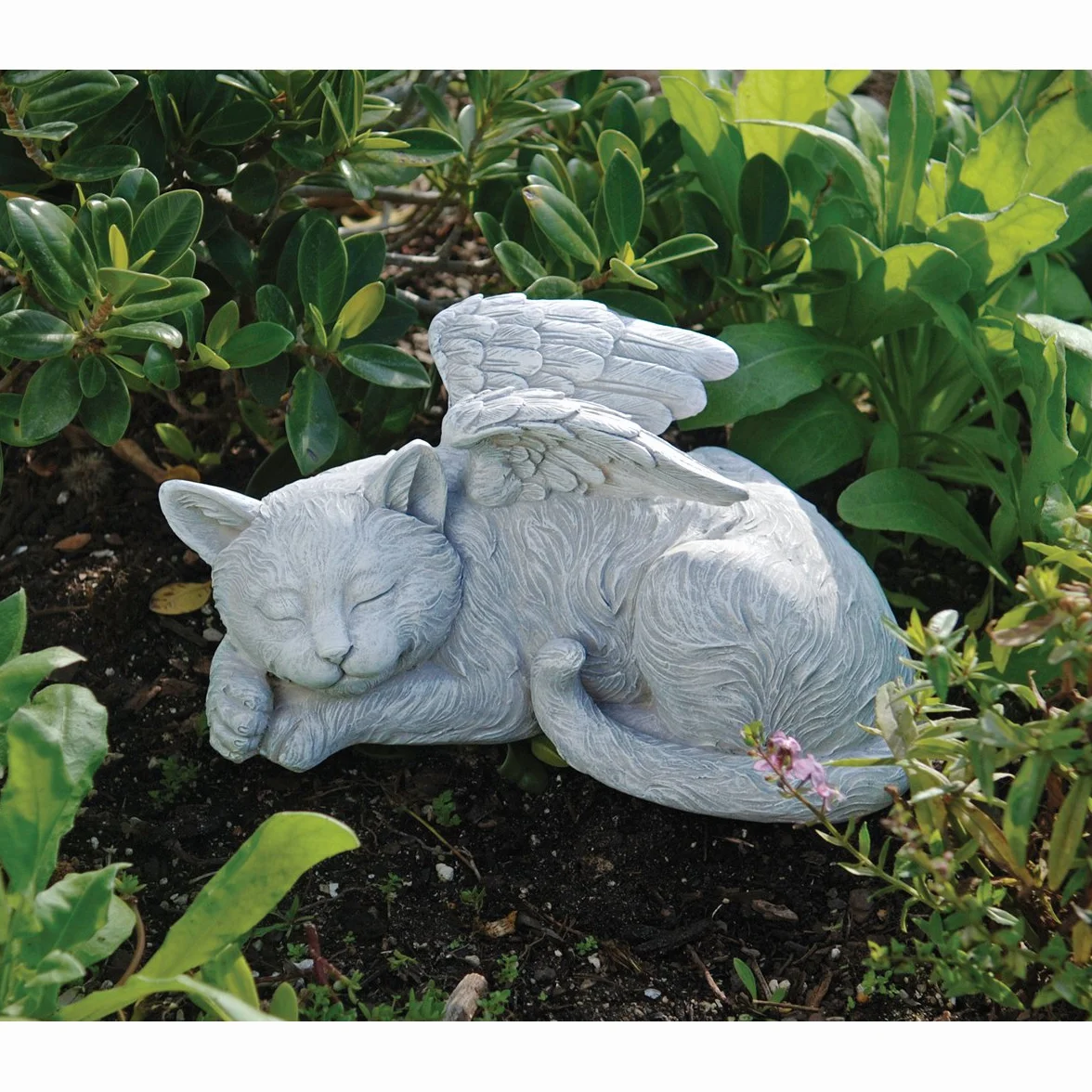 Design Toscano Anioł kota figurka nagrobna 14 x 10 x 12,5 cm