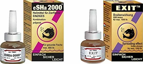 ESHA 2000 20 ml Exit 20 ml opakowanie ekonomiczne. Lek na ryby ozdobne