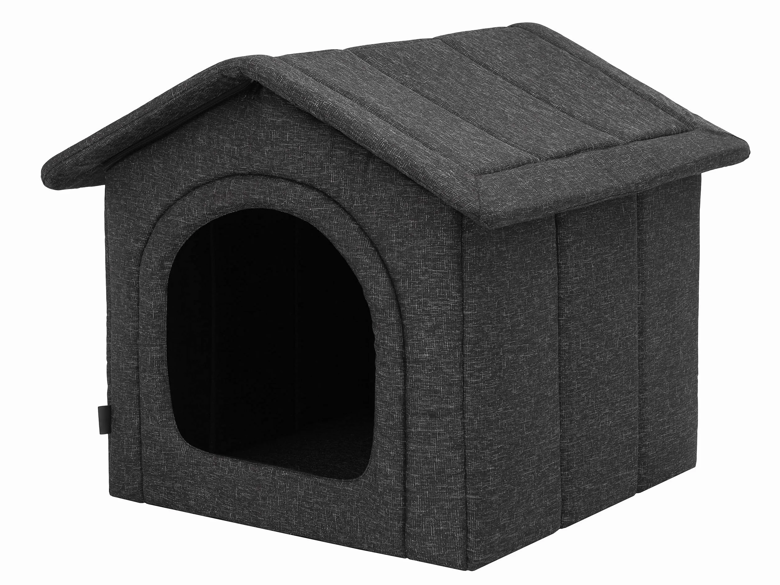 PillowPrim Buda dla Psa R3 46x52 cm Czarna Ekologiczna