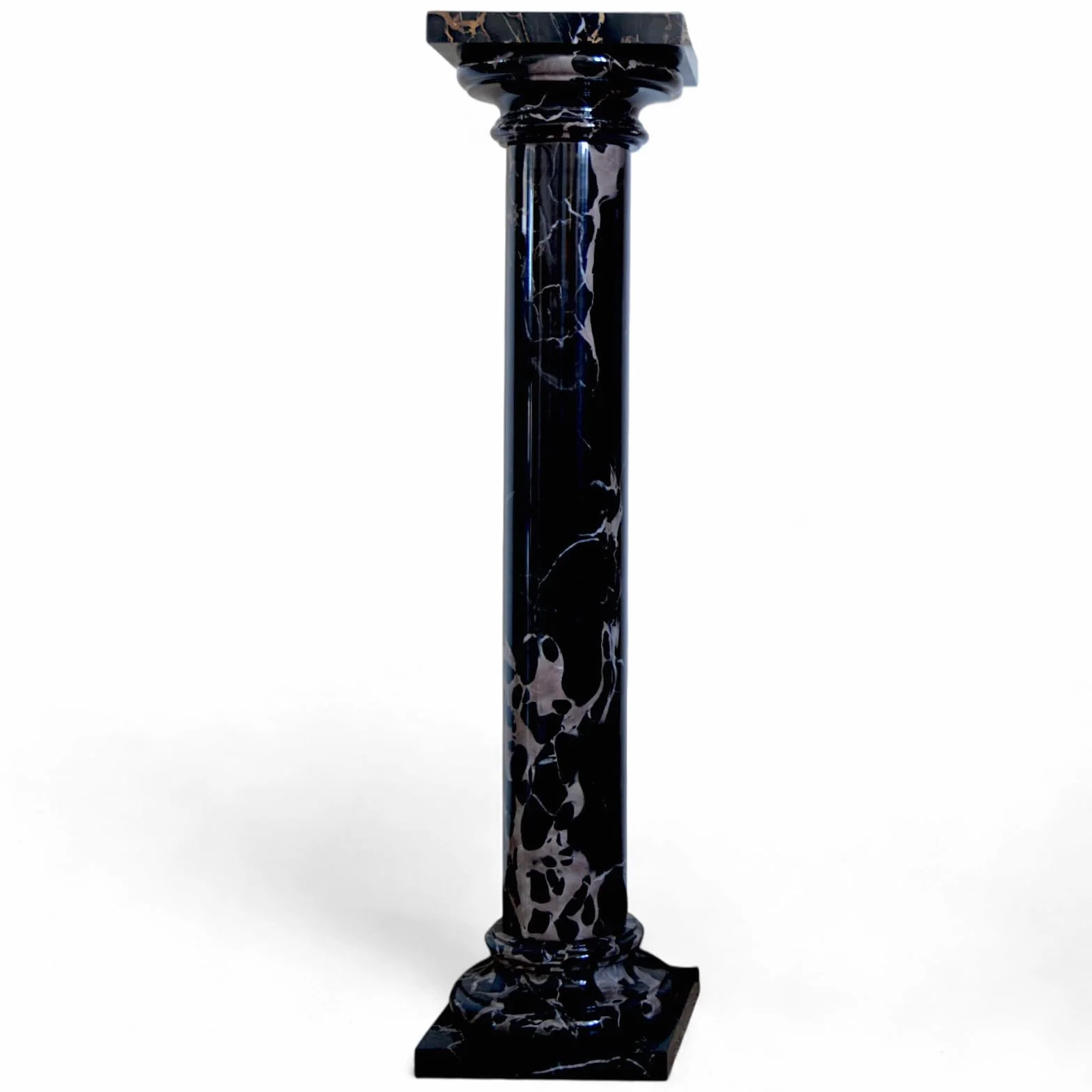 Marmurowa kolumna Portoro Antique Marble Column Made in Italy H.100cm