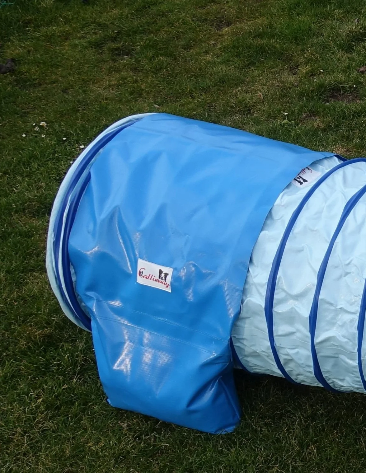 Callieway Agility Tunnel worki na piasek podporowe 2 sztuki niebieski oceaniczny