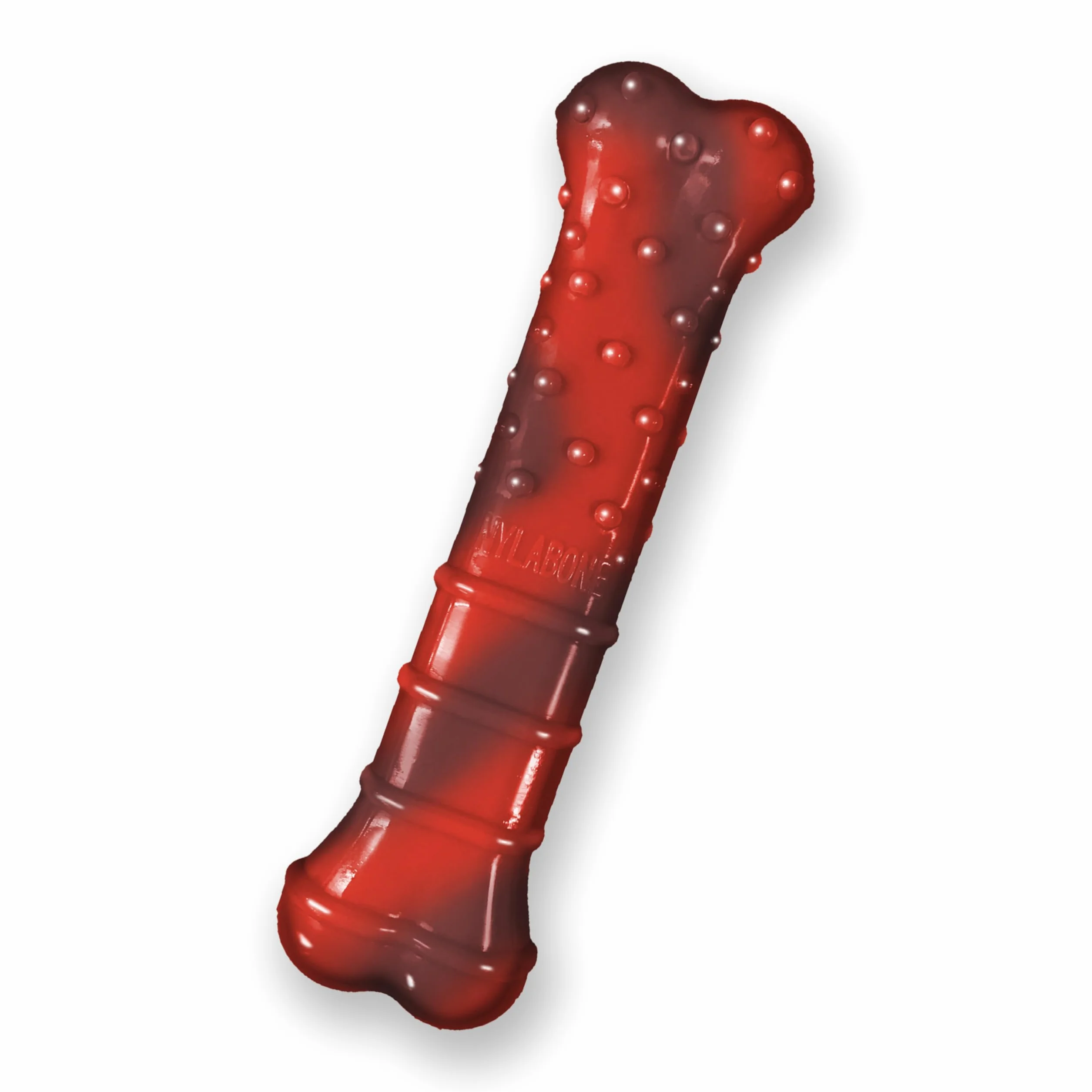 Nylabone wytrzymała zabawka do żucia dla psa, oczyszcza zęby, smak suszonej wołowiny, mała, do 11 kg