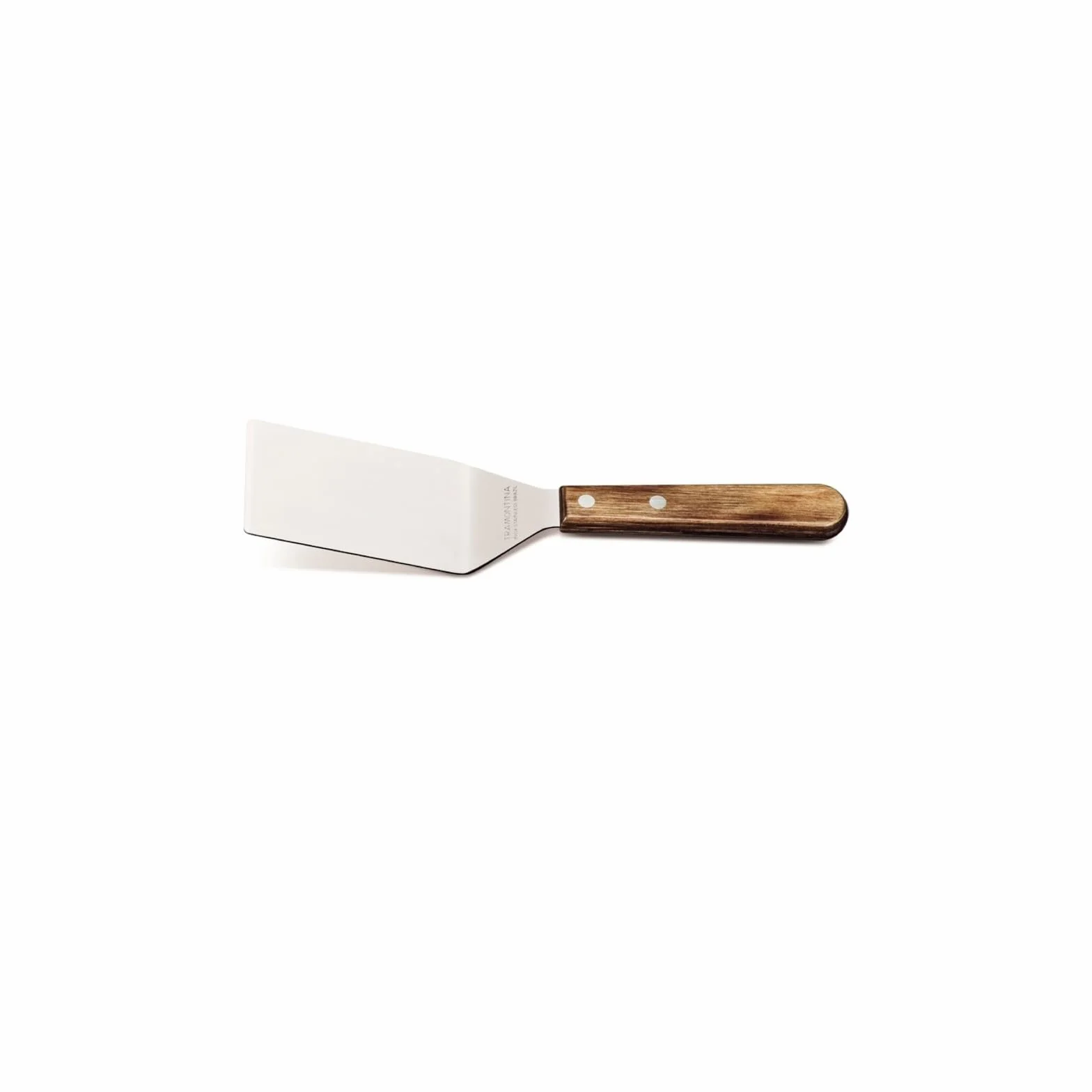 Tramontina Łopatka do grilla, stal nierdzewna, uchwyt z drewna z certyfikatem FSC, nierdzewny, nadaje się do mycia w zmywarce, 25 cm, szerokość 6 cm