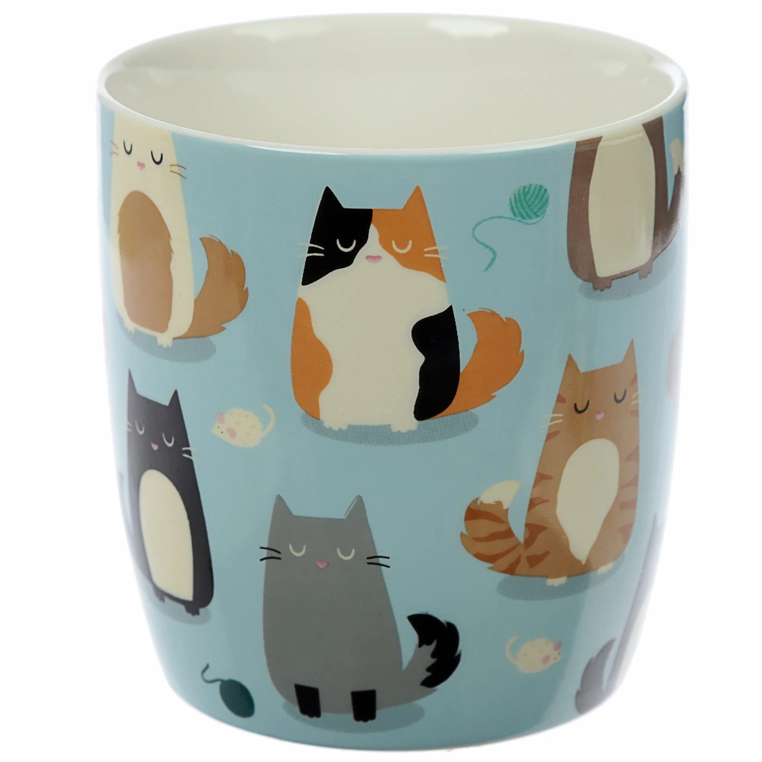 Puckator Feline Fine Cat Kubek, Porcelana, Wielokolorowy, 300 ml