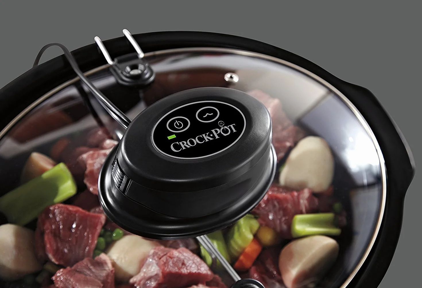 Crockpot AutoStir Cyfrowy powolny garnek do wszystkich rodzajów receptur | 5,7 l (6 porcji) | 240 W | Stal nierdzewna [CSC012X]
