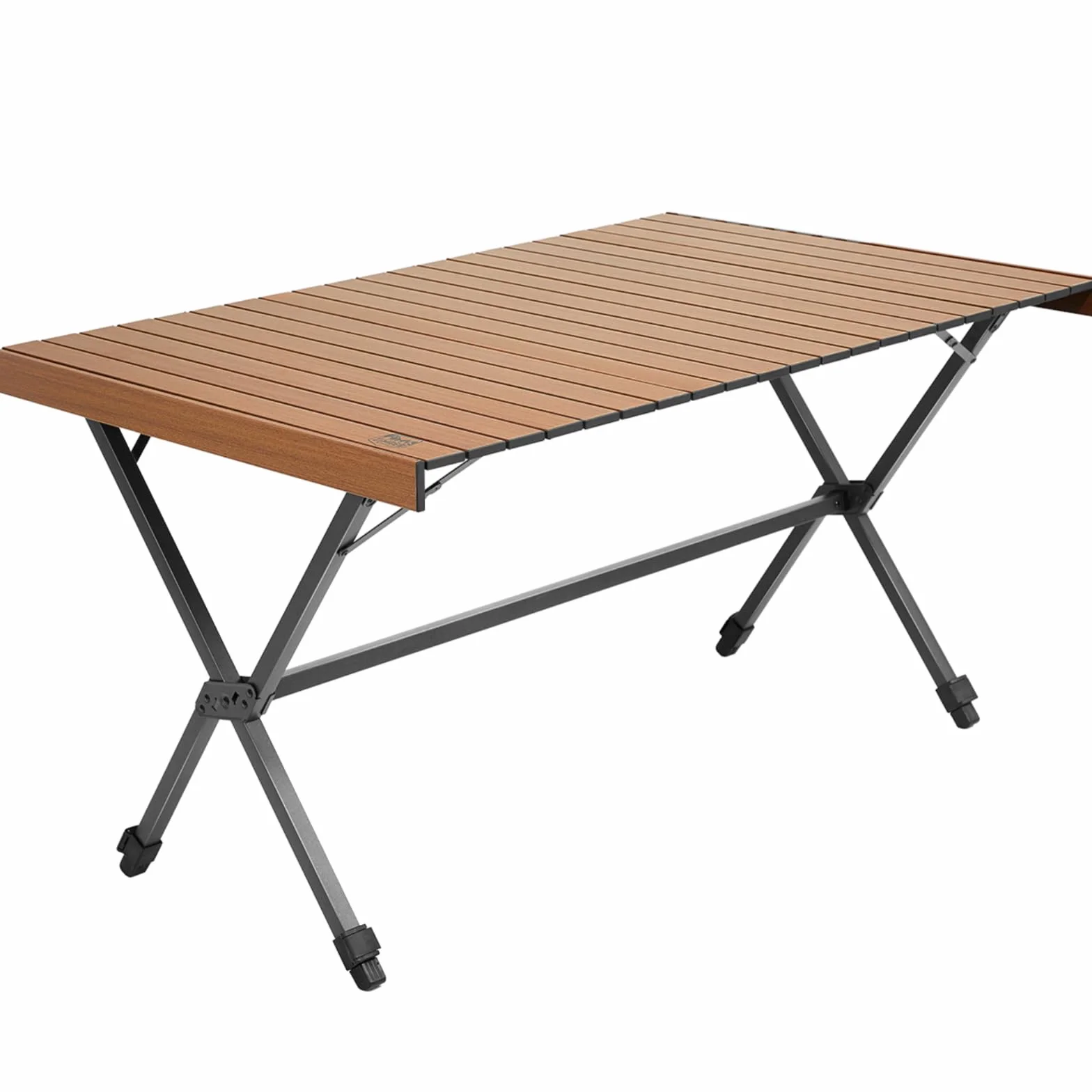 TIMBER RIDGE Składany stół kempingowy, 125 x 80 cm, z regulacją wysokości, XXL, na kemping, wielofunkcyjny stół ogrodowy, przenośny, 6 osób, na piknik, do gotowania, ogrodu, wędrówek, podróży