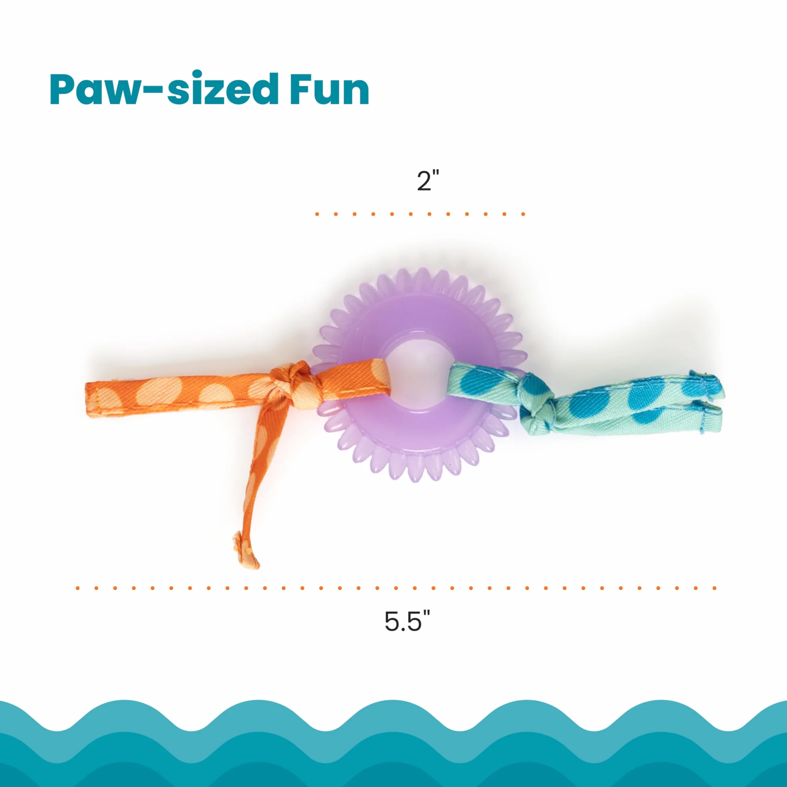 Petstages Dental Kitty Chew Wheel Zabawka dla kotów z kocimiętką wielobarwna