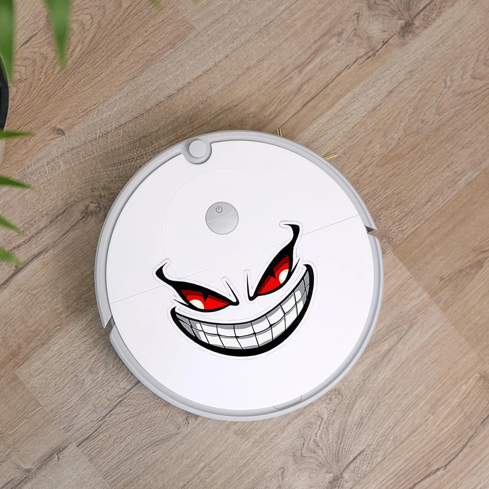 Naklejki na oczy robota koszącego zestaw 5 sztuk, odblaskowe, samoprzylepne naklejki na roboty koszące, do samochodu, pojemnika na śmieci, odporne na warunki atmosferyczne i wodoodporne, w