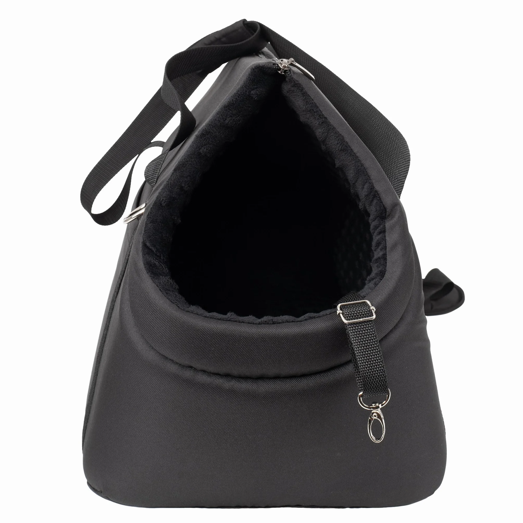 Torba transportowa dla psów XL 52×35×39 cm składana pralna Czarna Minky