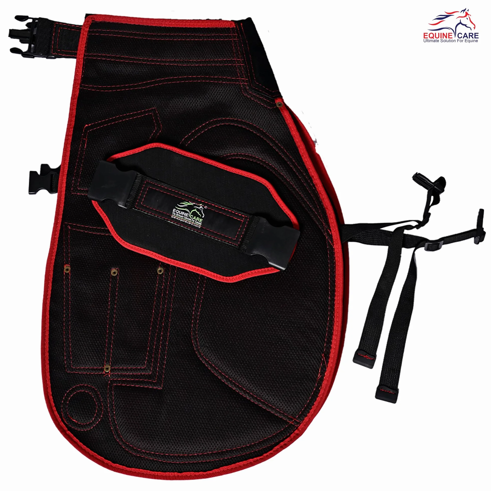 Farrier Chaps skórzane 25" (65 cm) regulowana talia 4 kieszenie 2 magnesy