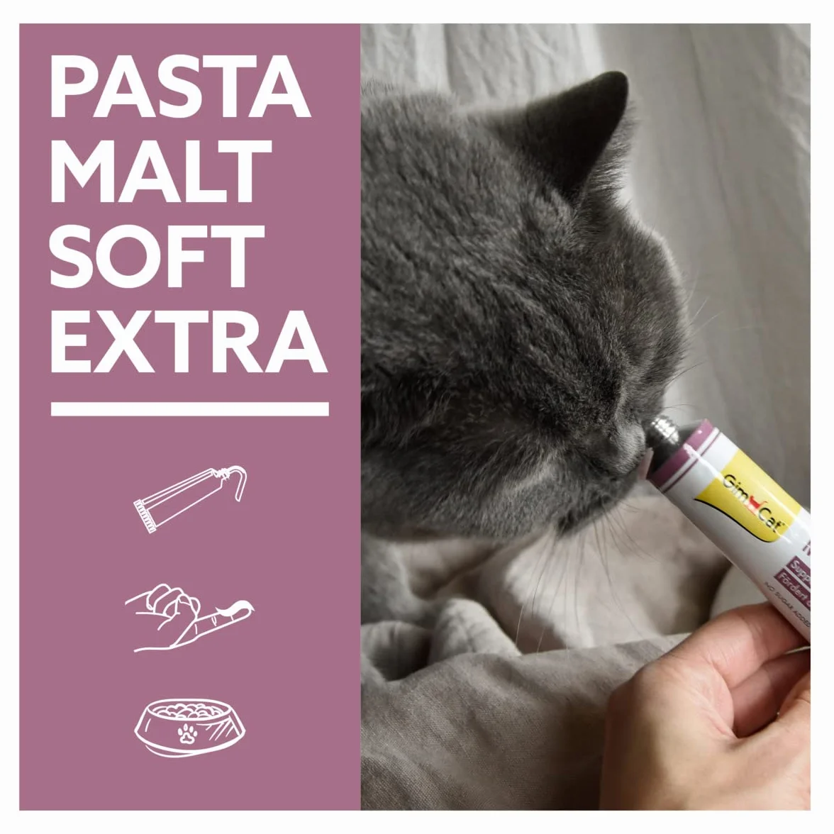 GimCat Pasta Malt-Soft Extra Przekąska dla kotów Anti-Hairball 200 g