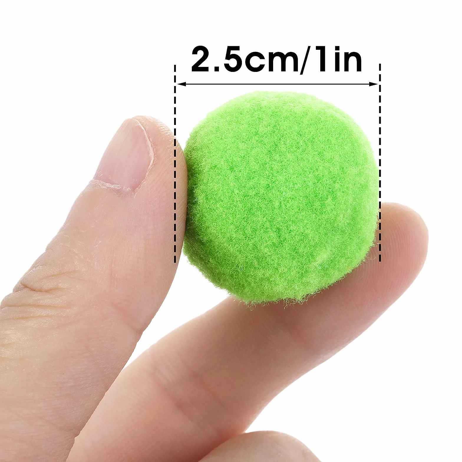 Molain Miękkie piłki dla kota 2 cm pompony 30 sztuk interaktywna zabawka