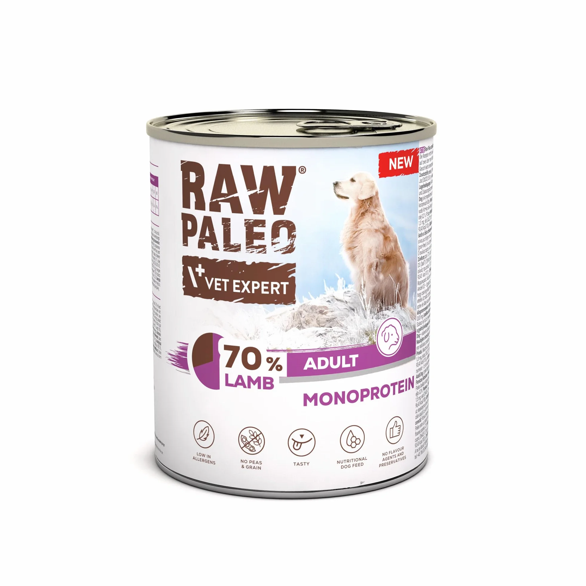 Mokra karma dla psów dorosłych monoproteina z jagnięciną ADULT DOG LAMB 6x800g