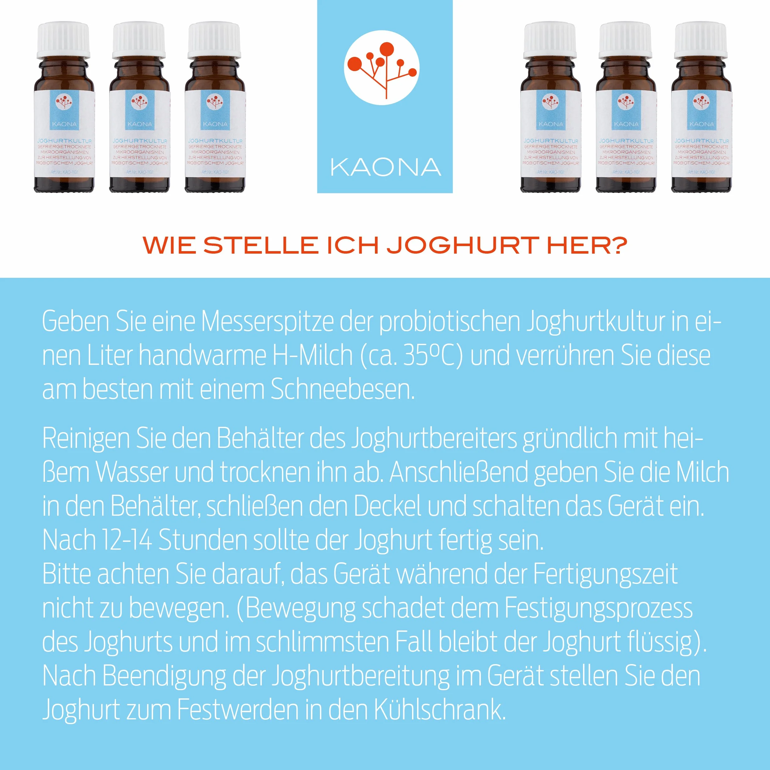 Kultura jogurtu - ferment do produkcji probiotycznego jogurtu (10 g proszku)