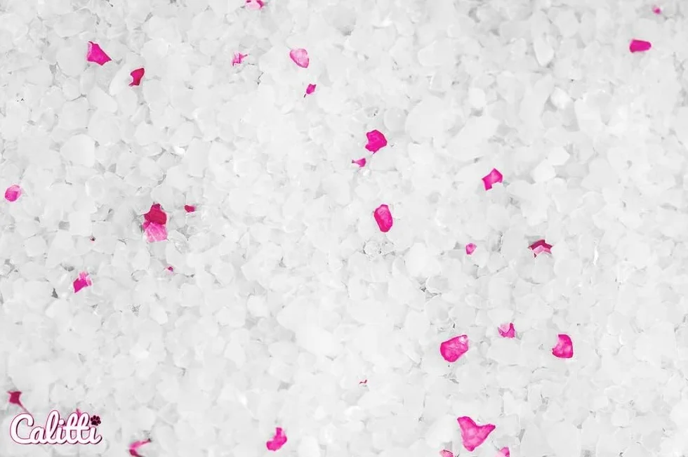 Calitti Crystals silikonowy żwirek do kuwety dla kota bezpyłowy antybakteryjny 3,8l x 2