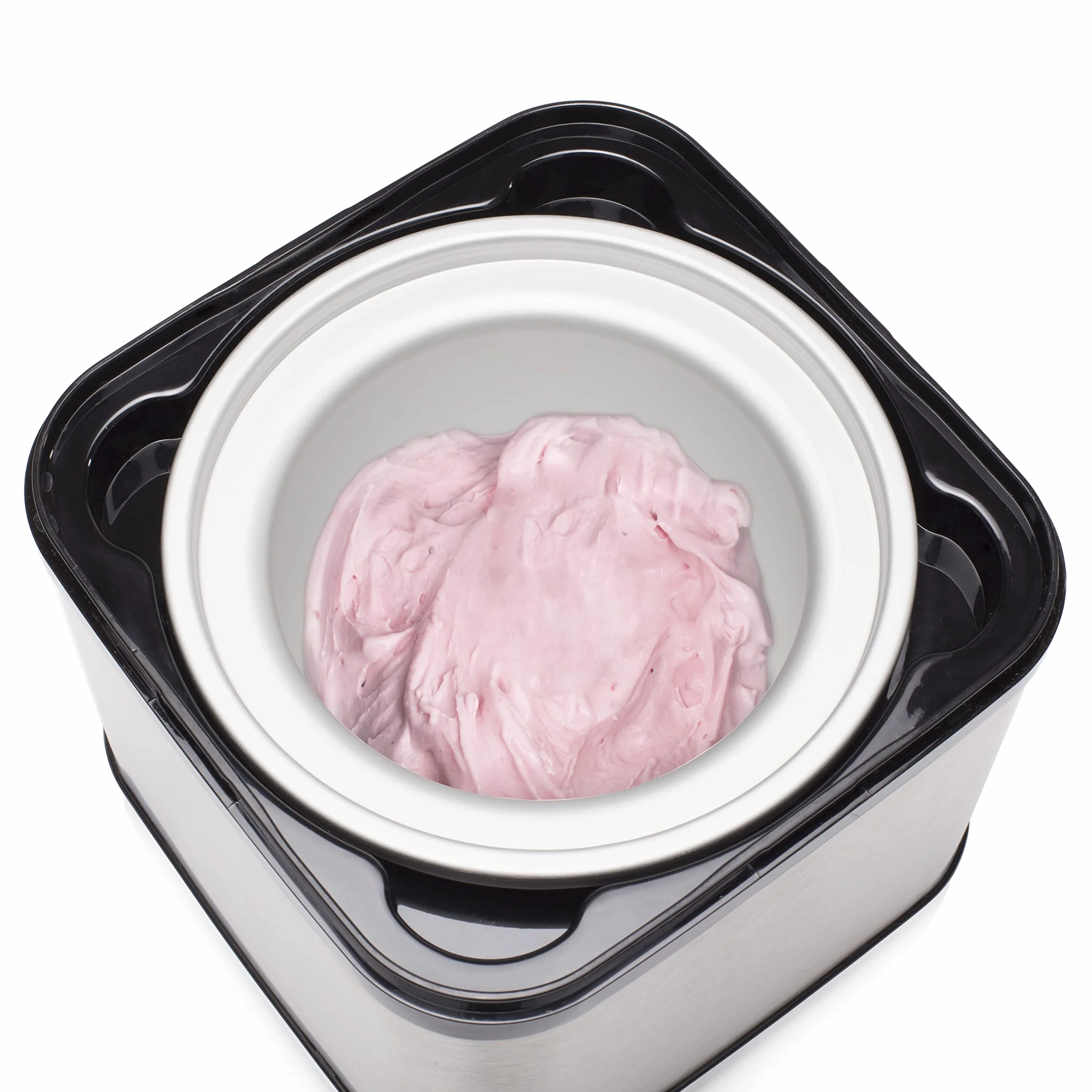 Maszynka do lodów Princess 282605 Ice Cream Maker – wyświetlacz LCD - lody, mrożony jogurt, sorbety - przygotuj domowe lody w dowolnej chwili – pojemność 1,5 litra