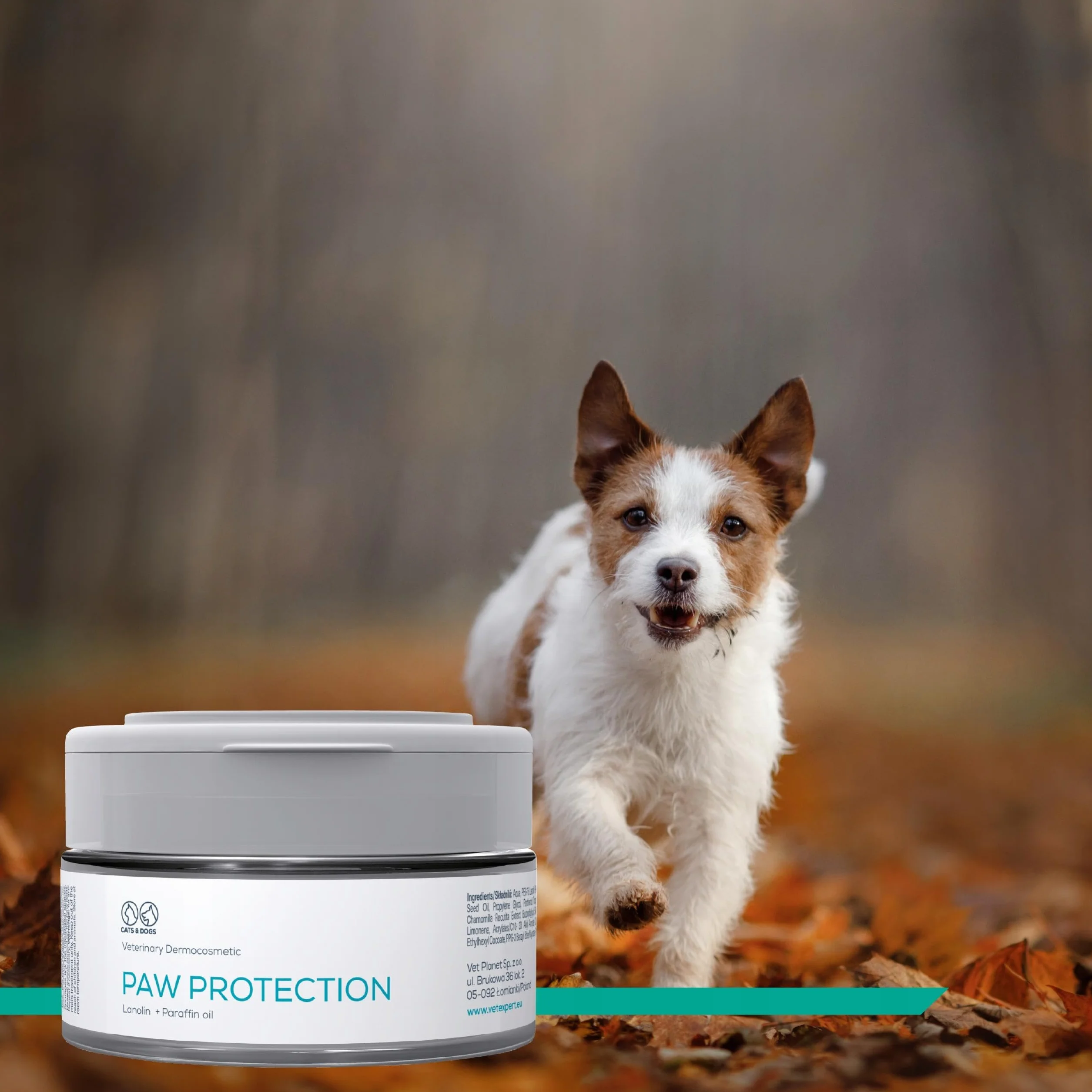 VET EXPERT PAW PROTECTION - maść ochronna do łap dla psów i kotów 75 ml