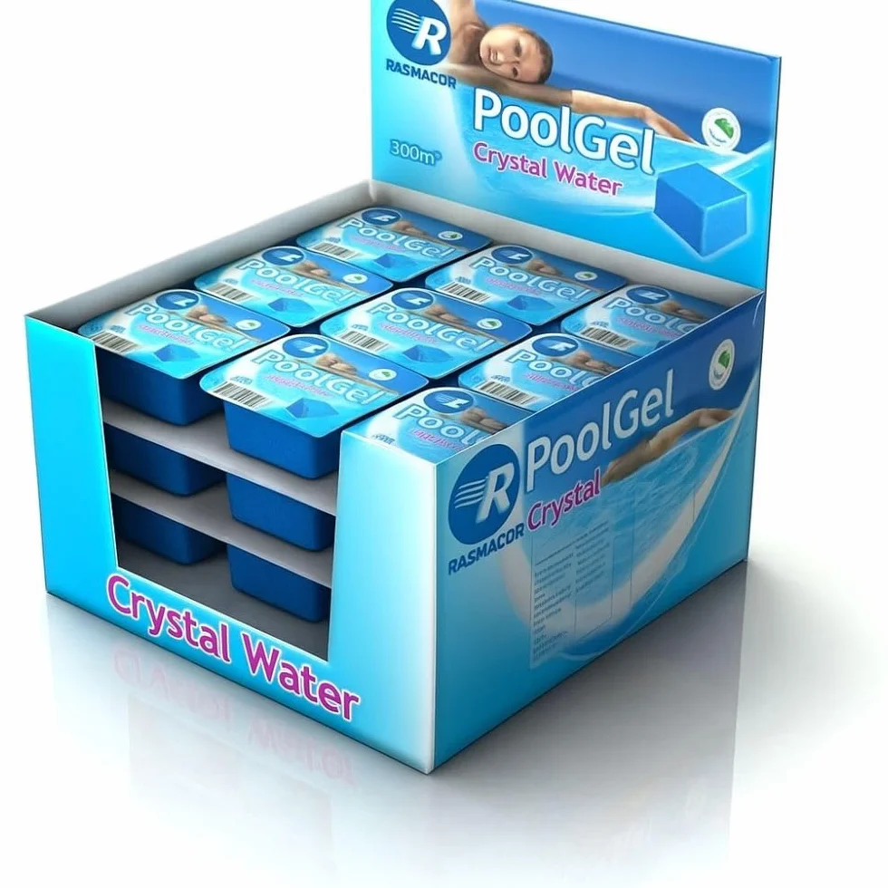 RASMACOR Pakiet 10 sztuk jednodawkowy żel flokujący | PoolGel CTX-39 Astralpool | Oczyszczacz i oczyszczacz wody w basenach | Całkowita przejrzystość wody |