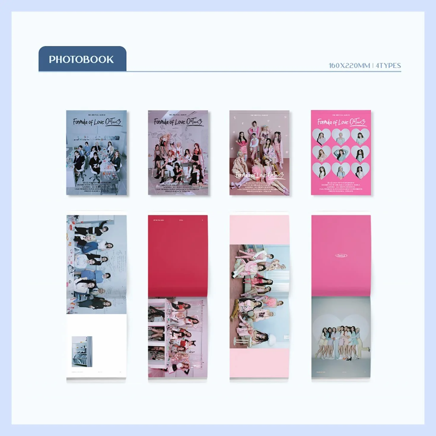 TWICE - THE 3RD ALBUM [Formuła miłości: O+T = < 3] (wersja eksplozji) fotoksiążka + CD-R + papier fotograficzny indeksowy + dowody tożsamości naukowców + naklejka D.I.Y + zdrapka złamana karta +