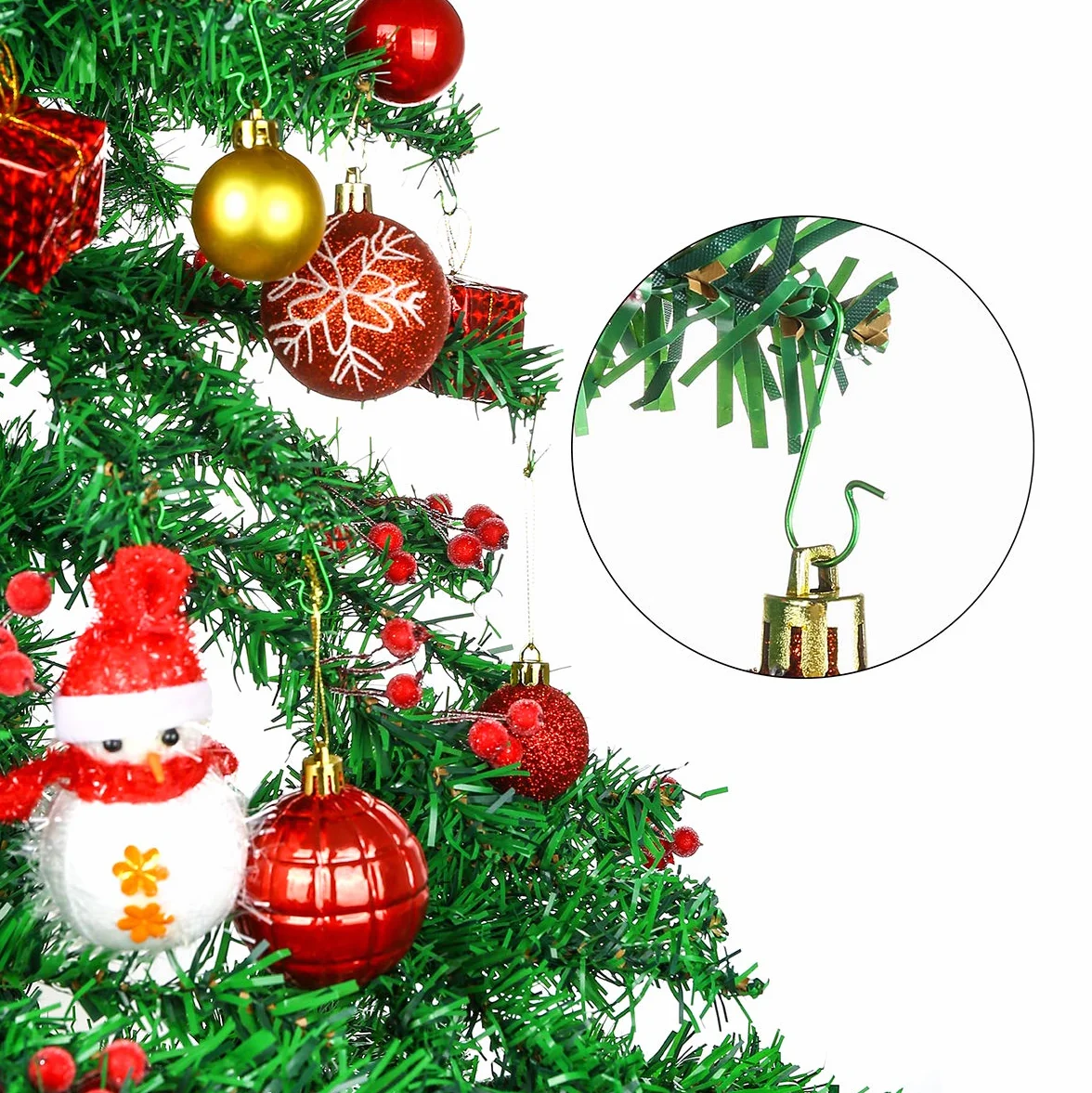 MELLIEX 240 szt. Boże Narodzenie bombka ornament haki w kształcie litery S metalowy wieszak mini haczyki ze stali nierdzewnej do zawieszenia ozdoby choinkowej