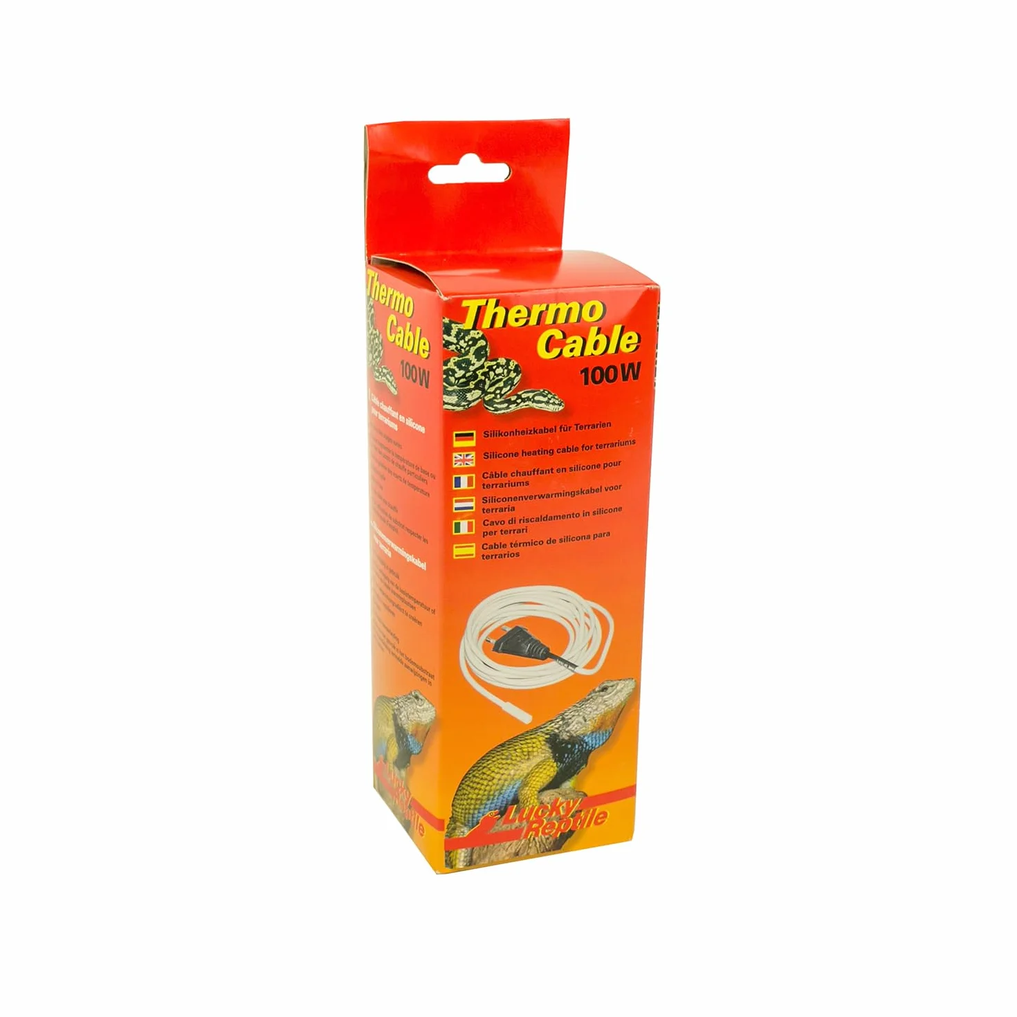 Lucky Reptile Thermo Cable Kabel grzewczy do terrariów 100 W 10 m Wodoszczelny silikonowy