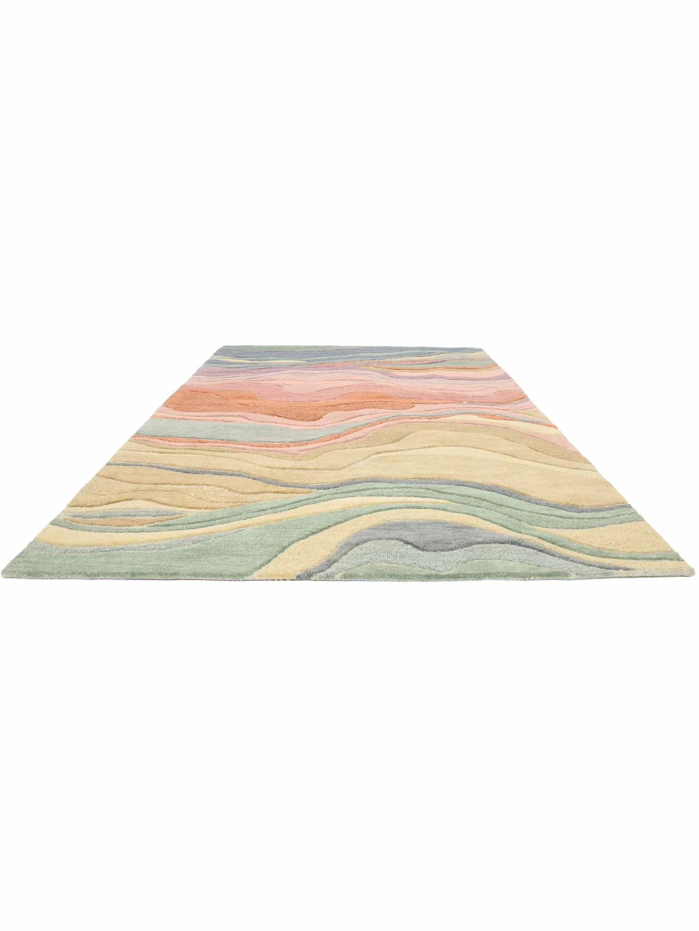 RugVista Marble, Dywan, Nowoczesne, 140 x 200 cm, Prostokąt, Wysoki, Pokój dzienny, Sypialnia, Czyścić wyłącznie chemicznie, Certyfikat Care & Fair, Wielobarwność