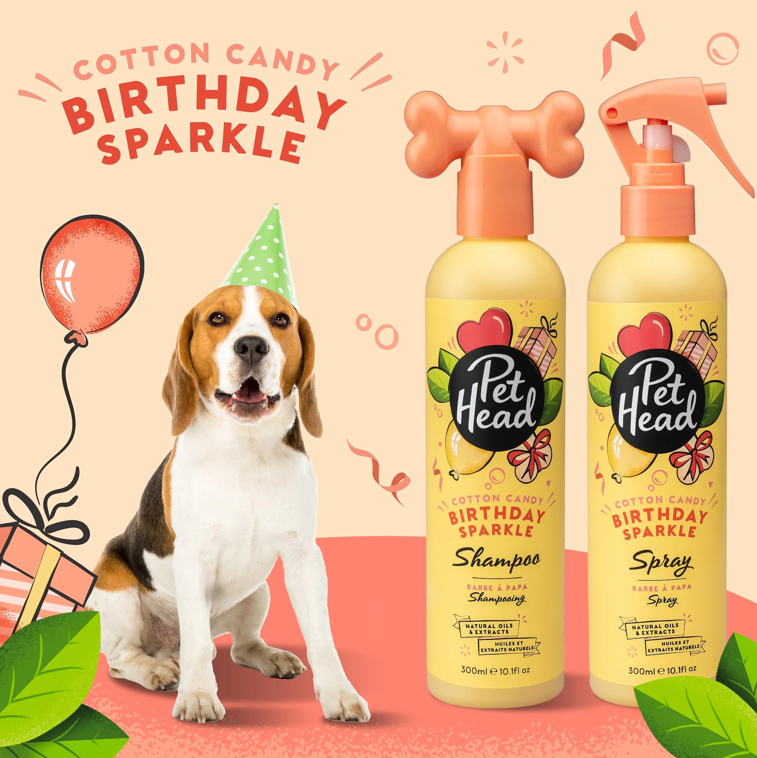 PET HEAD Szampon dla psa 300ml Birthday Sparkle hipoalergiczny naturalny