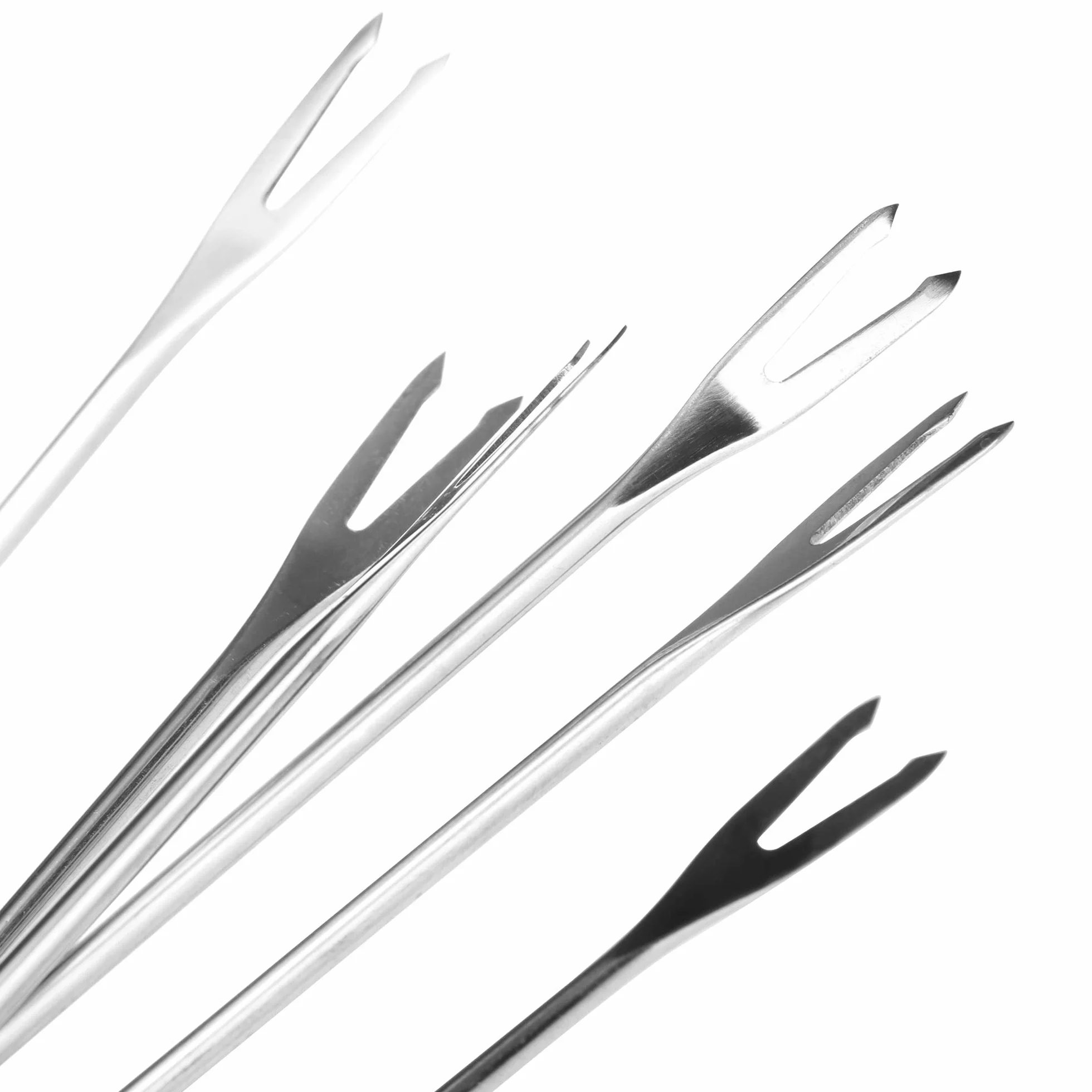 COM-FOUR® 12x Widelce do fondue ze stali nierdzewnej - 6 kolorów sztućce do fondue - metalowe szaszłyki do fondue z tworzywa sztucznego (12 sztuk - plastikowy uchwyt)