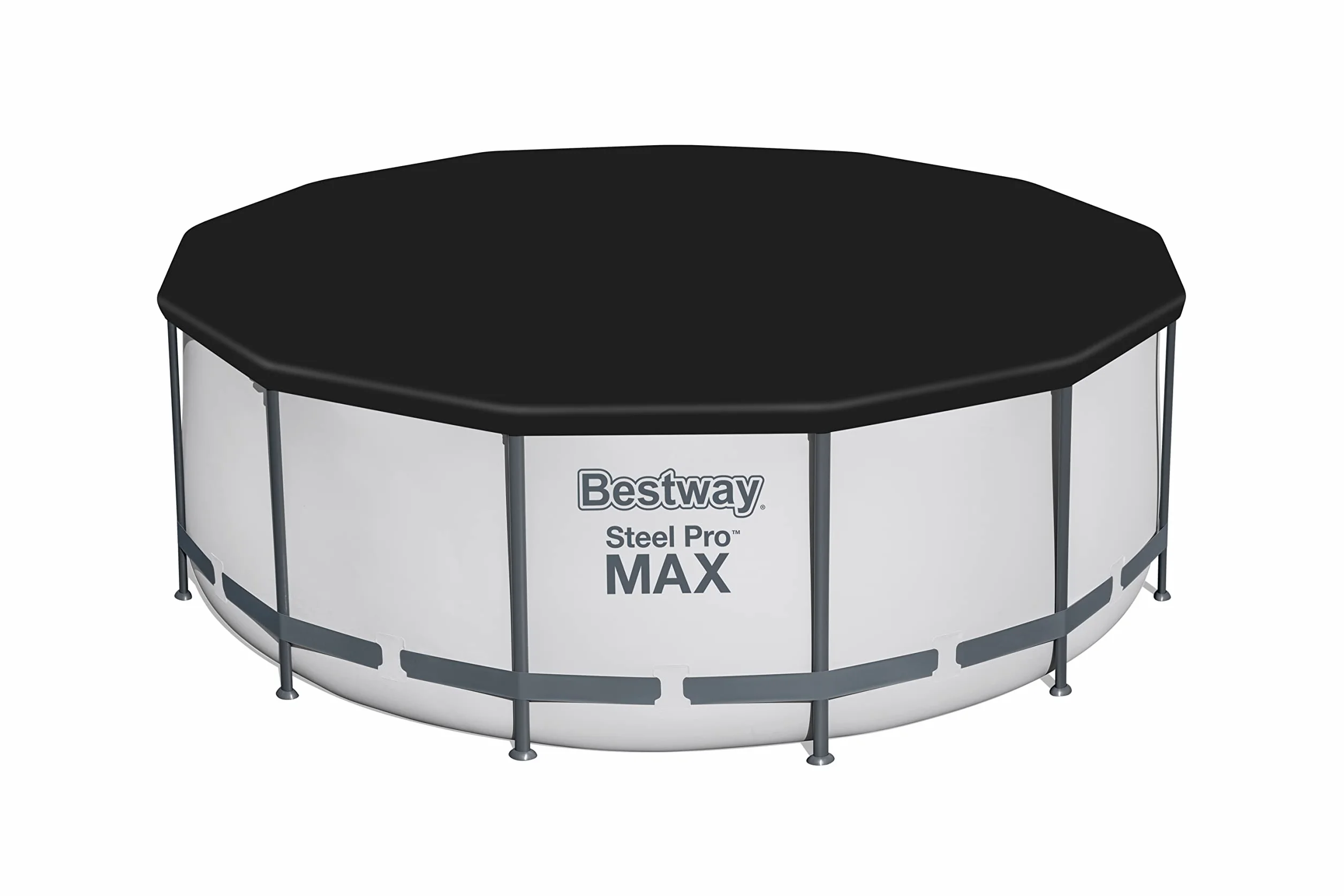 Bestway 5618W-5 Zestaw basenów zewnętrznych Steel Pro MAX okrągły 396 x 122 cm