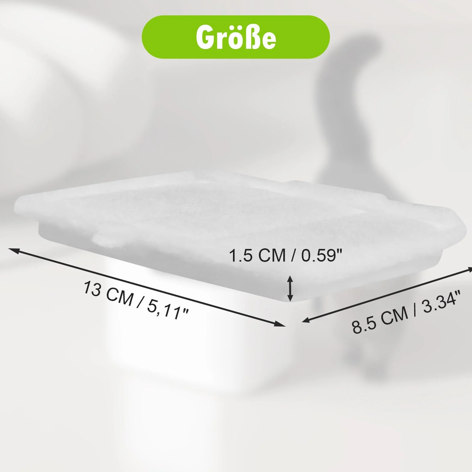 10 filtrów do PETKIT EVERSWEET MAX Pet Water Fountain, węgiel aktywny o wysokiej gęstości może filtrować zapachy i zanieczyszczenia włosów w wodzie (10 filtrów + 10 gąbek)