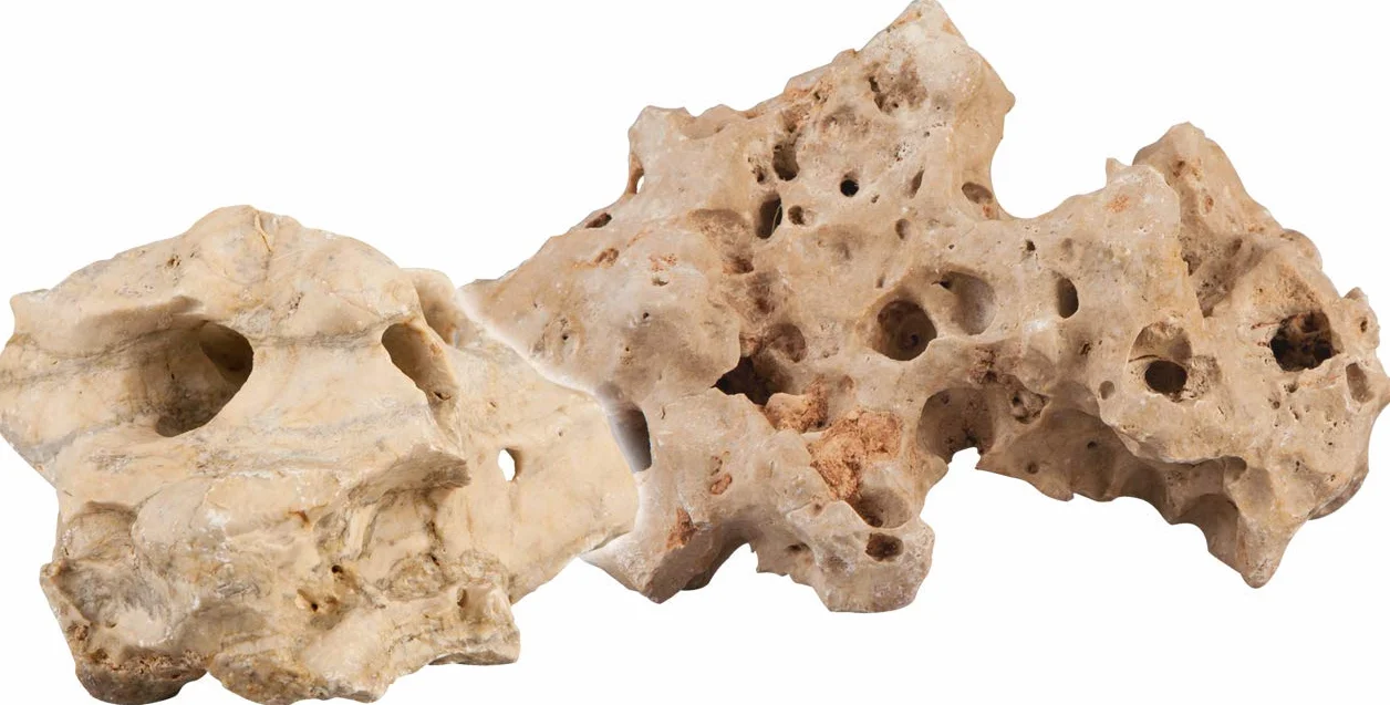 sera Rock Hole Stone L 2-3 kg - beżowa skała perforowana o gładkiej powierzchni